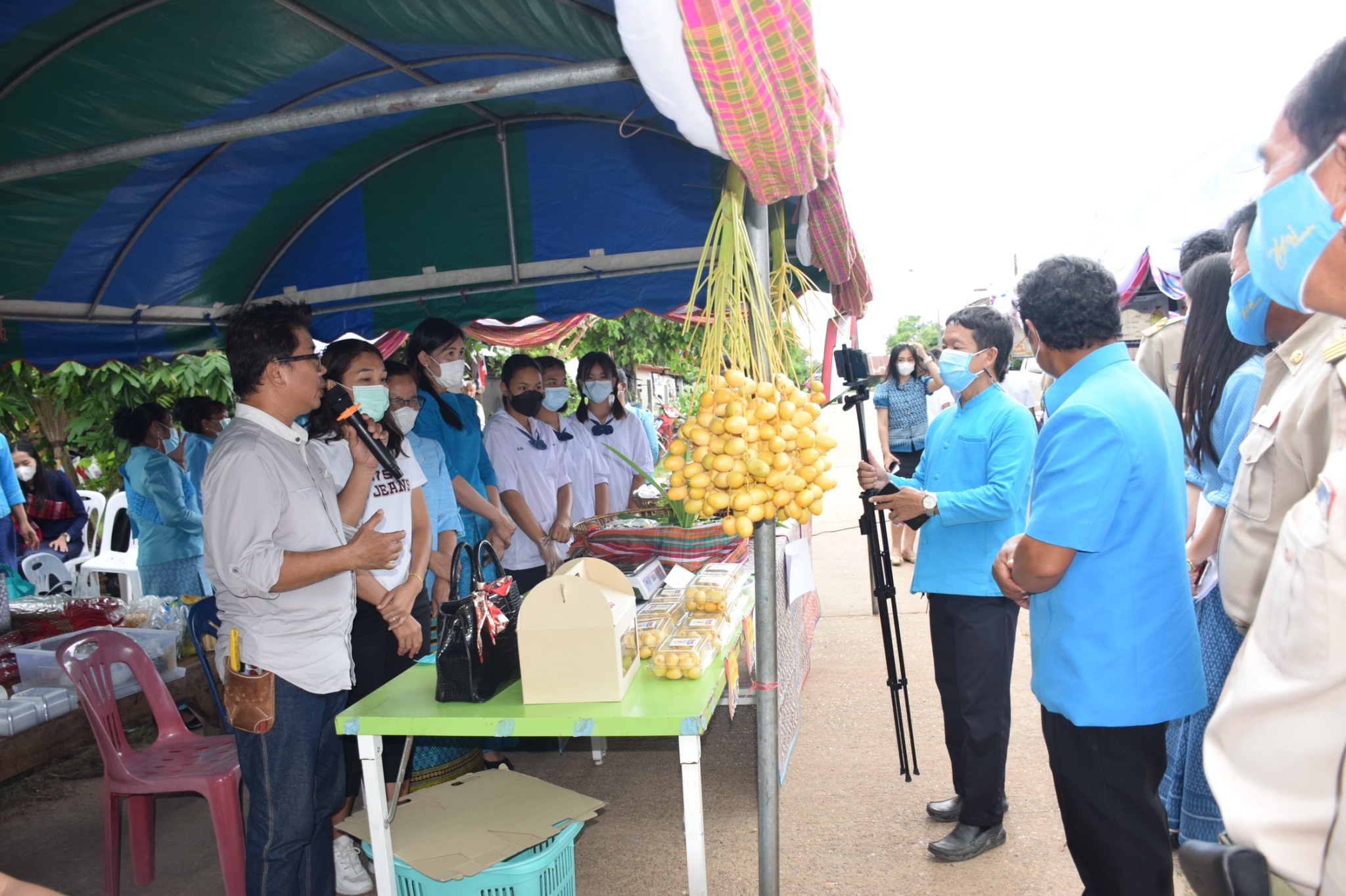 จังหวัดยโสธร…ส่งหมู่บ้านกองทุนแม่ของแผ่นดินบ้านสมสะอาด หมู่ที่ 12 ตำบลโคกสำราญ อำเภอเลิงนกทา เข้ารับการคัดเลือกตามโครงการประกวดหมู่บ้านกองทุนแม่ของแผ่นดินดีเด่น ระดับกรมการพัฒนาชุมชน (เขตตรวจราชการที่ 14)