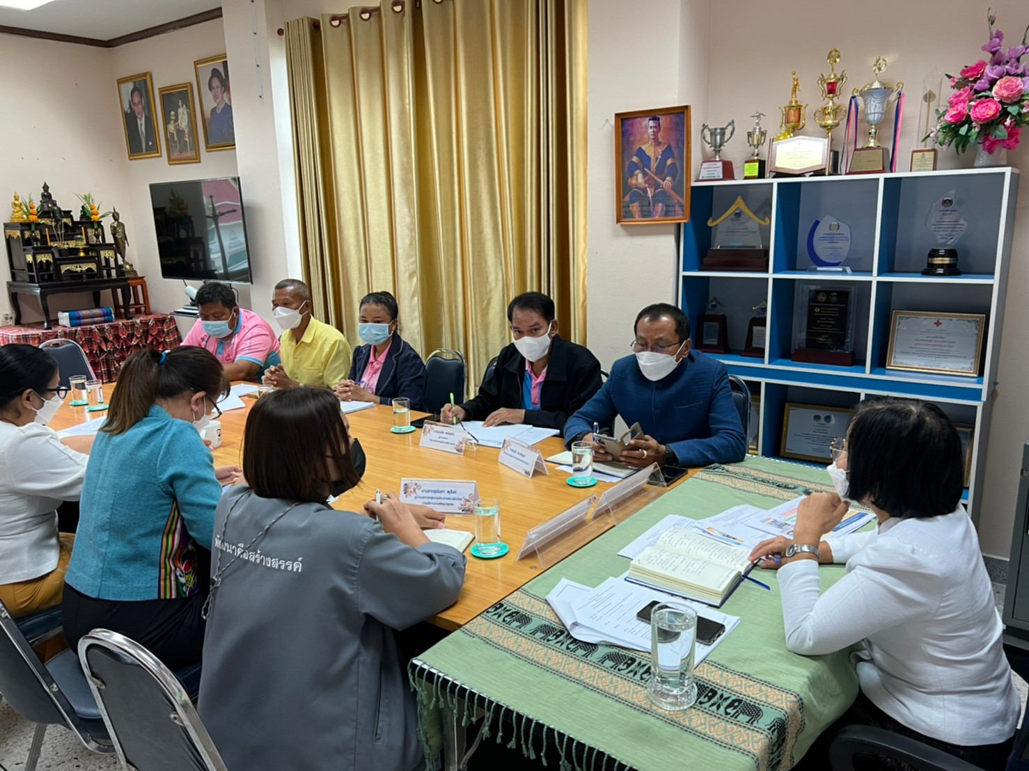 พช.ยโสธร ประชุมเจ้าหน้าที่สำนักงานพัฒนาชุมชนจังหวัดยโสธร ครั้งที่ 6 /2565