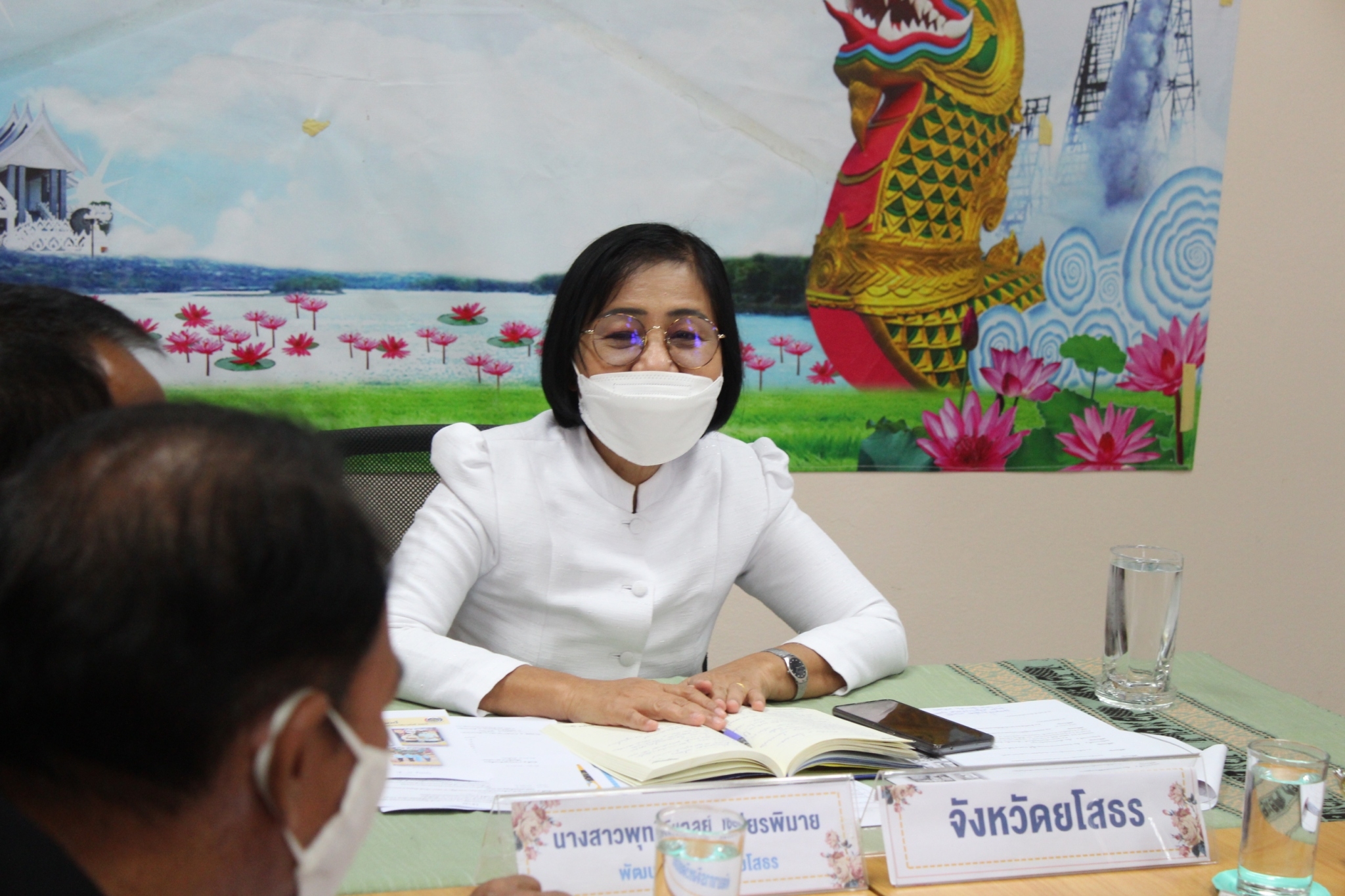 พช.ยโสธร ประชุมเจ้าหน้าที่สำนักงานพัฒนาชุมชนจังหวัดยโสธร ครั้งที่ 6 /2565