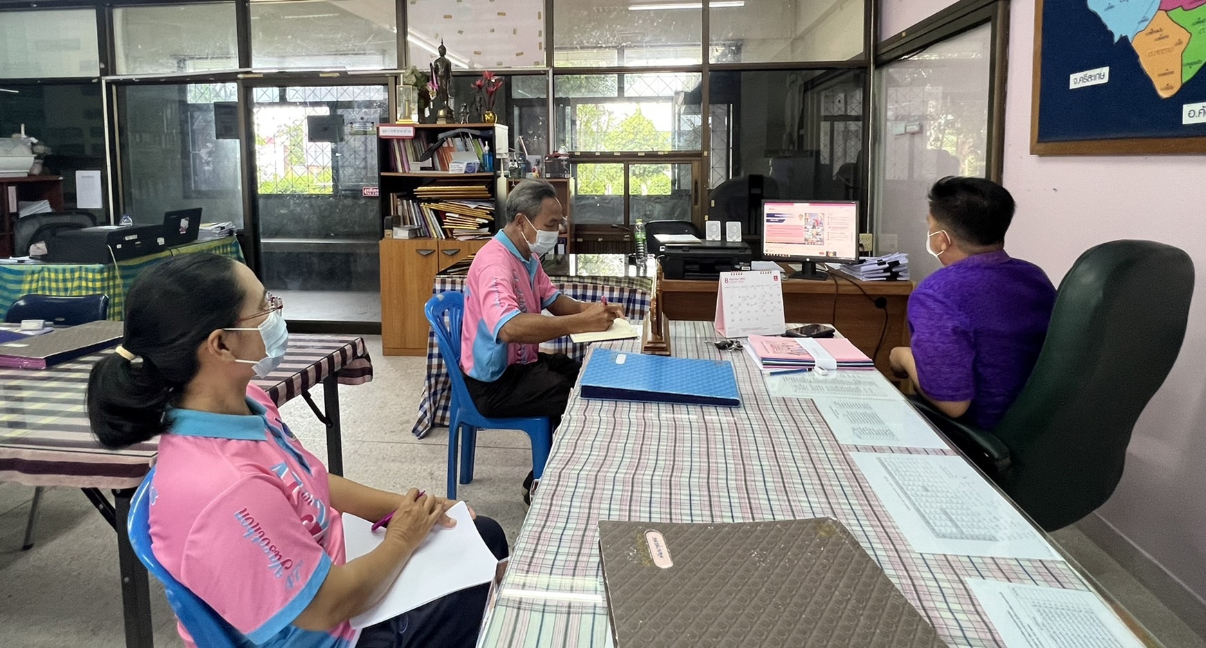 พช.ยโสธร ร่วมรับฟังการประชุมกรมการพัฒนาชุมชน ครั้งที่ 7/2565 ผ่านระบบวีดิทัศน์ทางไกล (Video Conference) และระบบ TV พช.