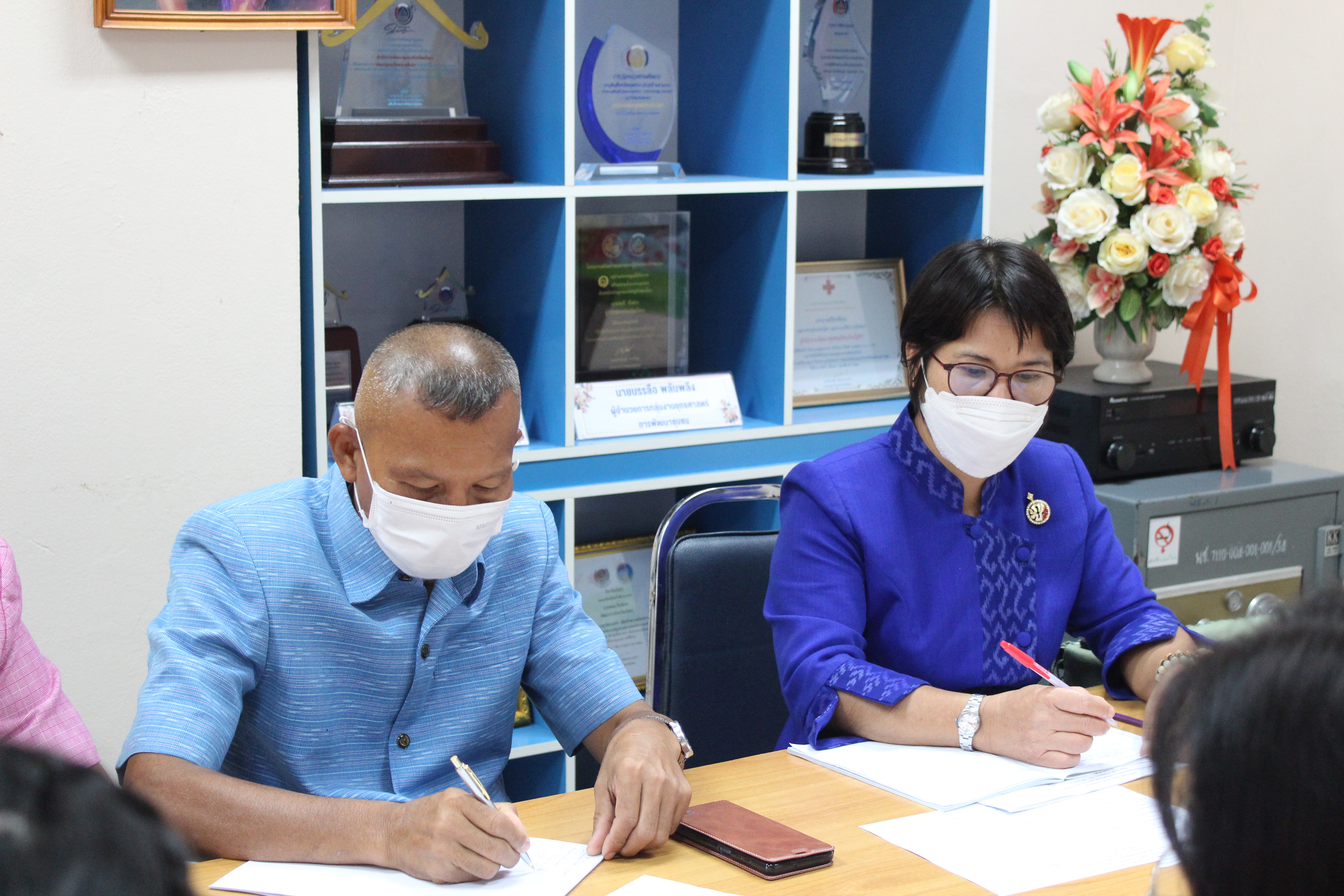 พช.ยโสธร ประชุมเจ้าหน้าที่สำนักงานพัฒนาชุมชนจังหวัดยโสธร ครั้งที่ 7 /2565