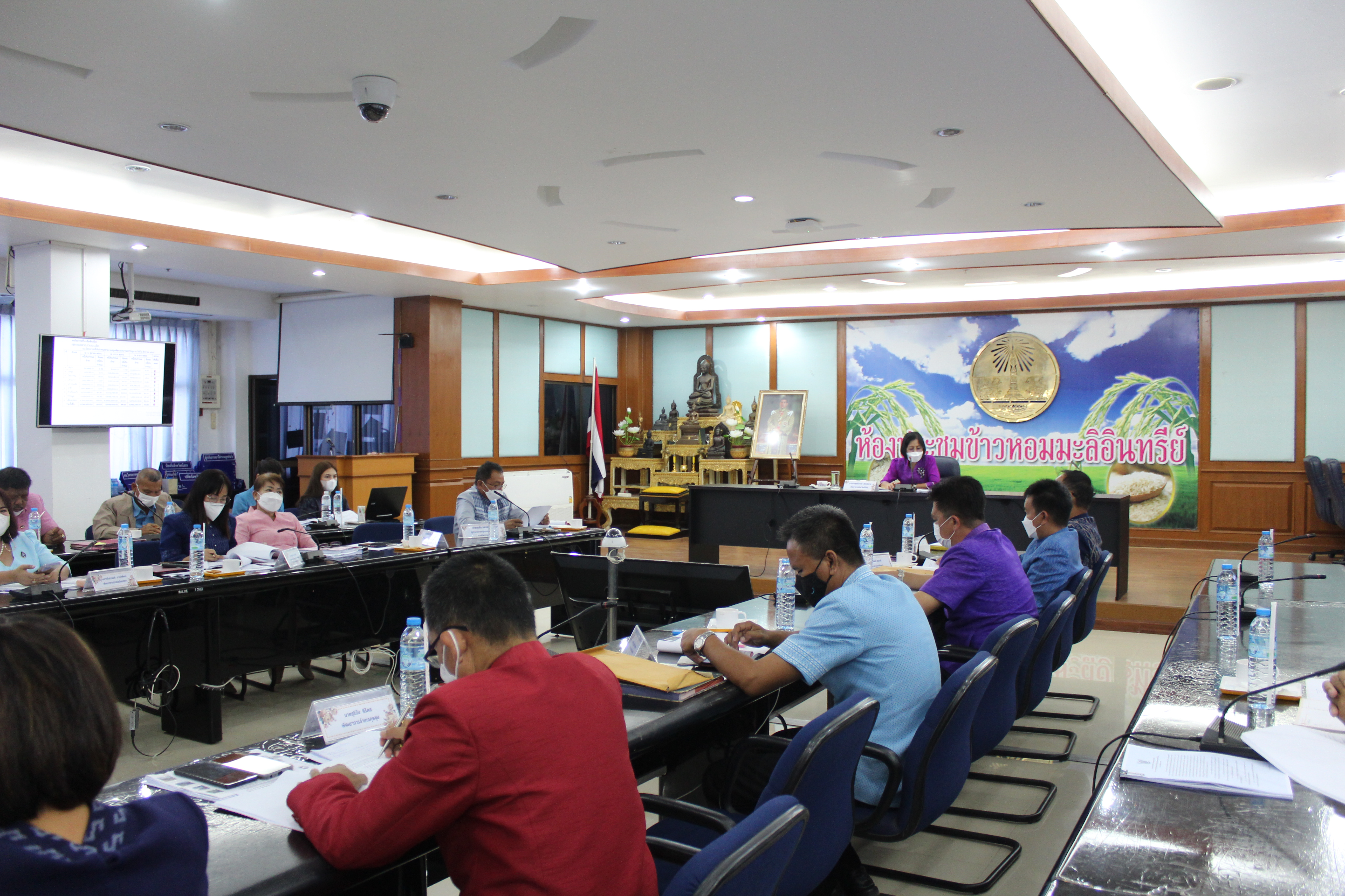 พช.ยโสธร ประชุมผู้บริหารและเจ้าหน้าที่พัฒนาชุมชนสังกัดสำนักงานพัฒนาชุมชนจังหวัดยโสธร ประจำเดือน สิงหาคม ครั้งที่ 7 / 2565 