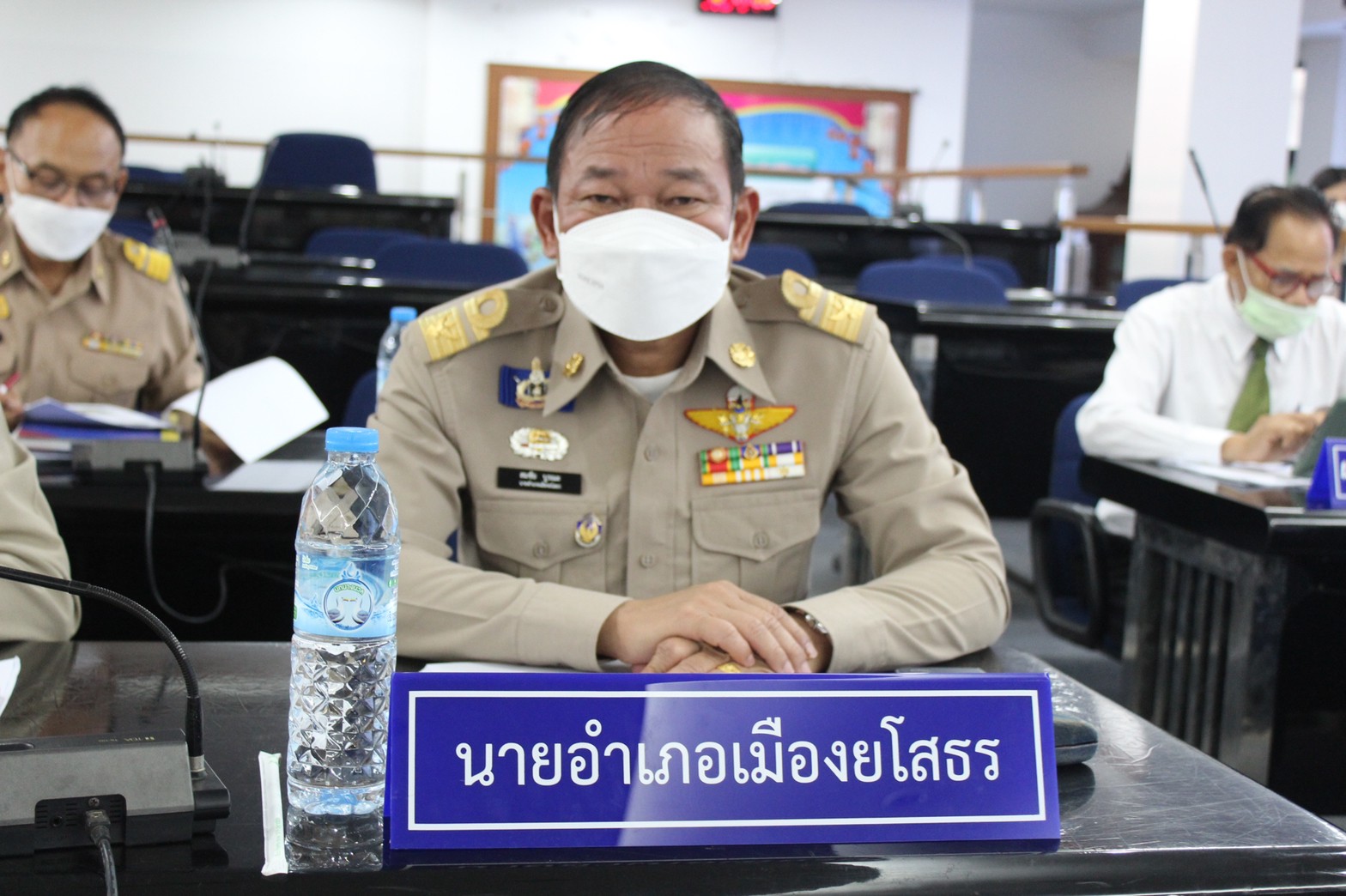 จังหวัดยโสธร…ประชุมคณะทำงานขับเคลื่อนการขจัดความยากจนและพัฒนาคนทุกช่วงวัยฯ ครั้งที่ 4/2565 มุ่งแก้ไขปัญหาความยากจน “คนยโสธร…ไม่ทอดทิ้งกัน” สะออน 50 ปี ศรียโสธร