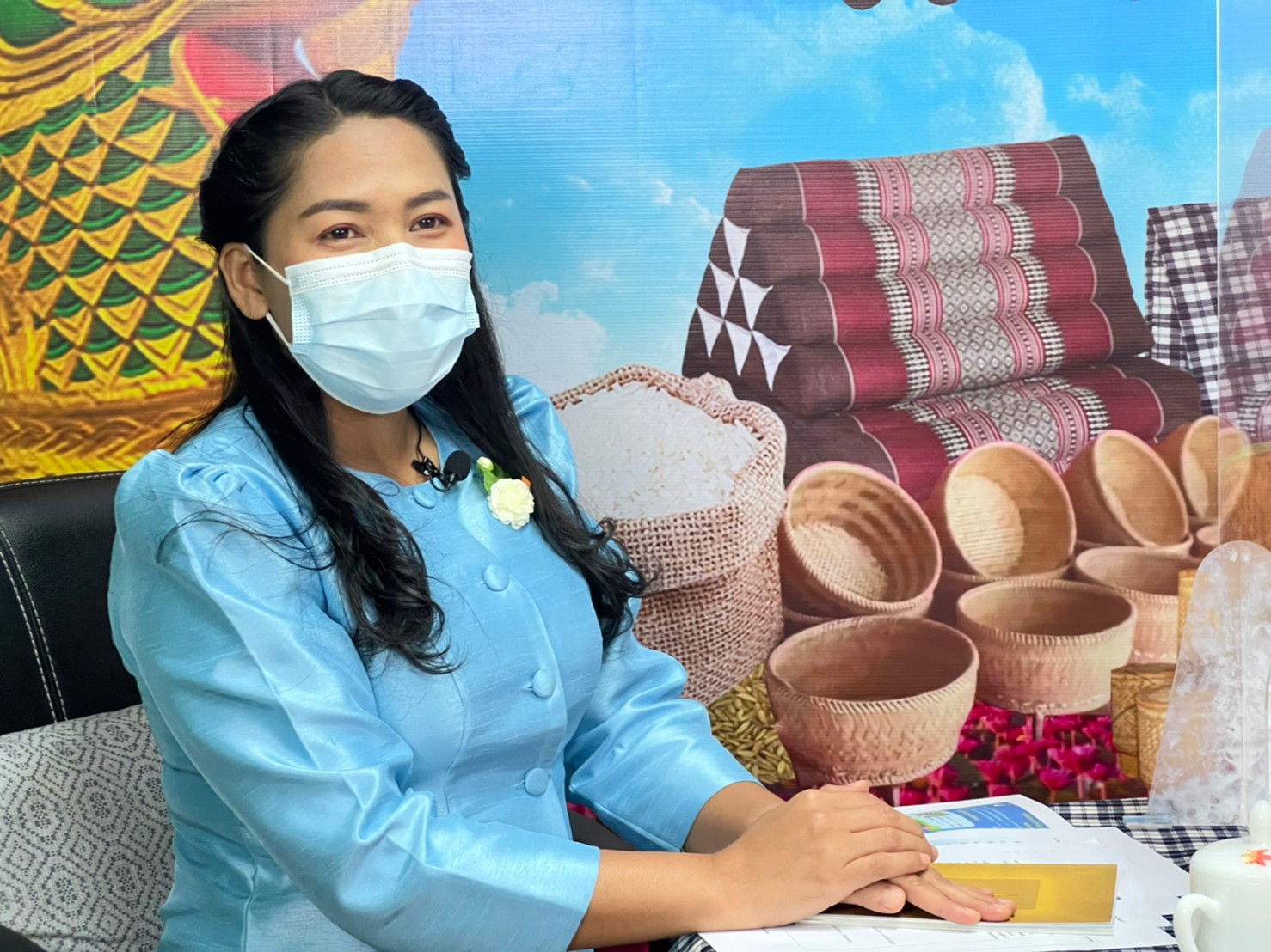 พช.ยโสธร บันทึกเทปรายการ “บอกกล่าวเล่าเรื่องเมืองยโสธร” เชิญร่วมงานเดินแบบผ้าไทย “ผ้าไทยใส่ให้สนุก” ในโครงการรวมพลังสตรี ศรียโสธร สืบสานตามรอยแม่ของแผ่นดิน ปี 2565