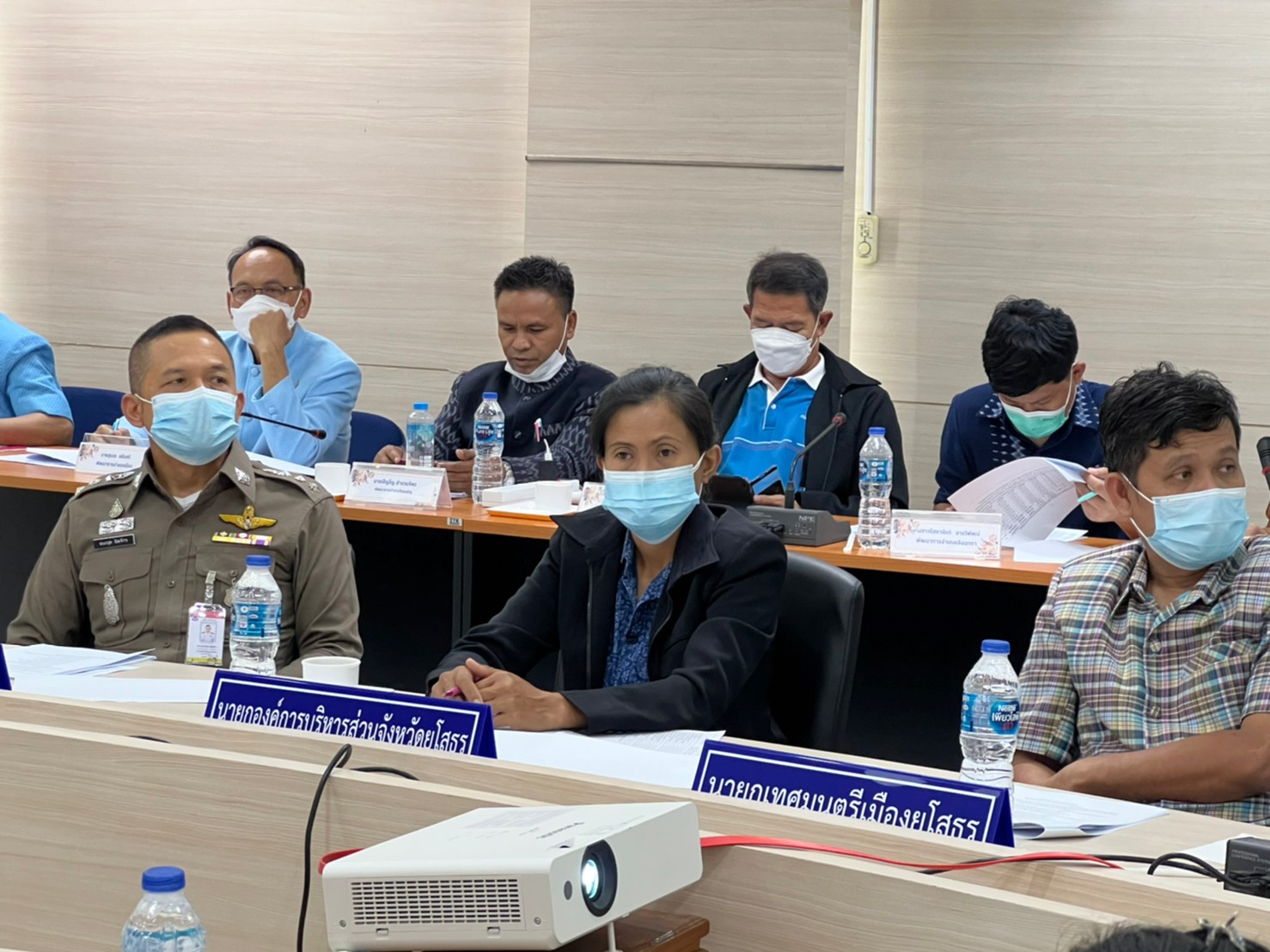 จ.ยโสธร ประชุมคณะทำงานบริหารการจัดเก็บข้อมูล จปฐ. ระดับจังหวัด ครั้งที่ 1/2565 เพื่อนำเสนอผลการจัดเก็บและรับรองข้อมูล จปฐ. ด้วยเครื่องมืออิเล็กทรอนิกส์ ระดับจังหวัด ประจำปี 2565