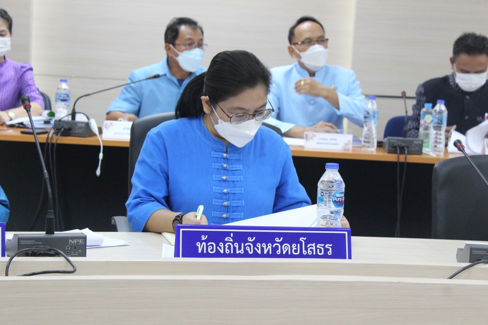 จ.ยโสธร ประชุมคณะทำงานบริหารการจัดเก็บข้อมูล จปฐ. ระดับจังหวัด ครั้งที่ 1/2565 เพื่อนำเสนอผลการจัดเก็บและรับรองข้อมูล จปฐ. ด้วยเครื่องมืออิเล็กทรอนิกส์ ระดับจังหวัด ประจำปี 2565