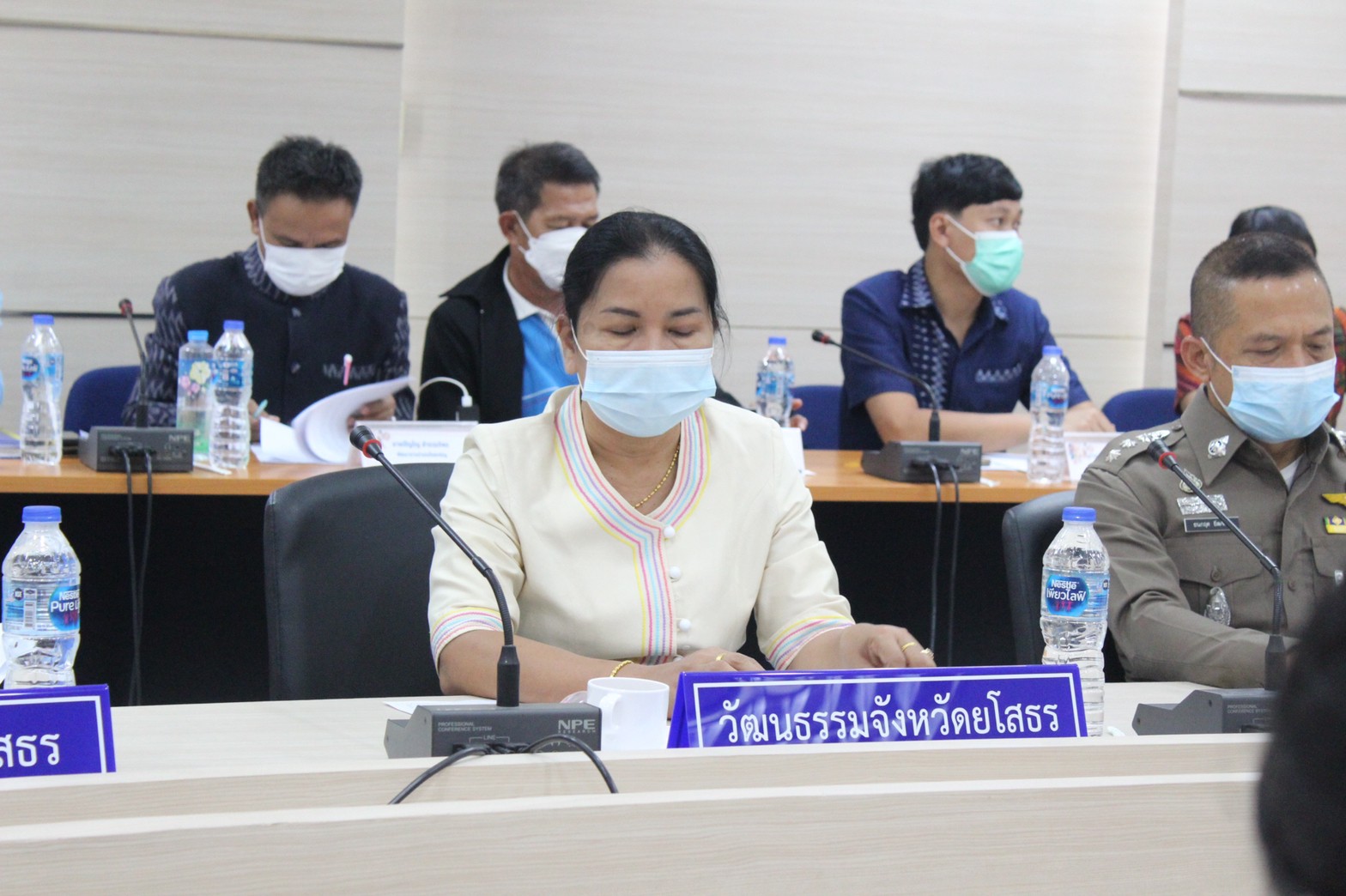 จ.ยโสธร ประชุมคณะทำงานบริหารการจัดเก็บข้อมูล จปฐ. ระดับจังหวัด ครั้งที่ 1/2565 เพื่อนำเสนอผลการจัดเก็บและรับรองข้อมูล จปฐ. ด้วยเครื่องมืออิเล็กทรอนิกส์ ระดับจังหวัด ประจำปี 2565