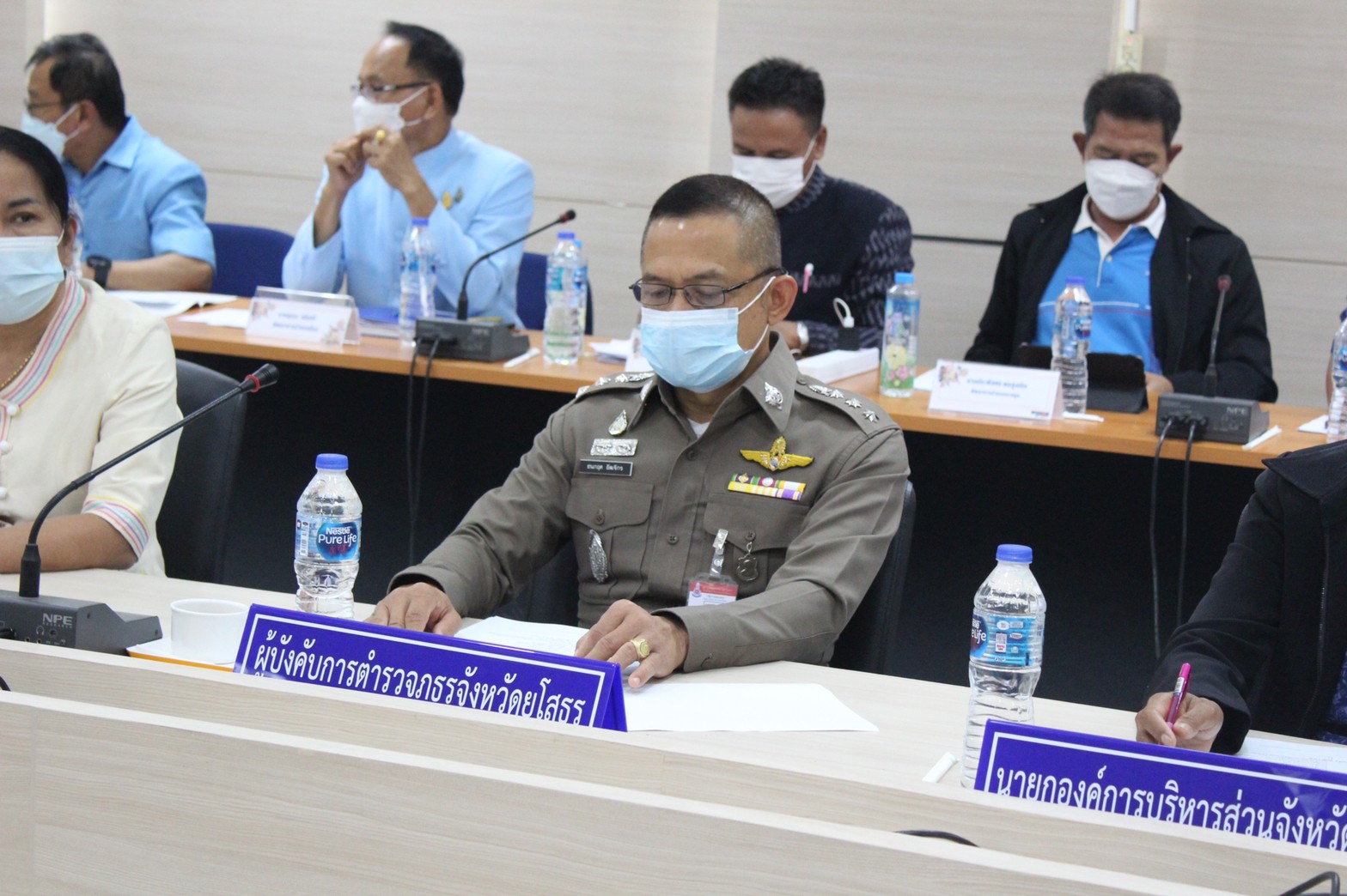 จ.ยโสธร ประชุมคณะทำงานบริหารการจัดเก็บข้อมูล จปฐ. ระดับจังหวัด ครั้งที่ 1/2565 เพื่อนำเสนอผลการจัดเก็บและรับรองข้อมูล จปฐ. ด้วยเครื่องมืออิเล็กทรอนิกส์ ระดับจังหวัด ประจำปี 2565