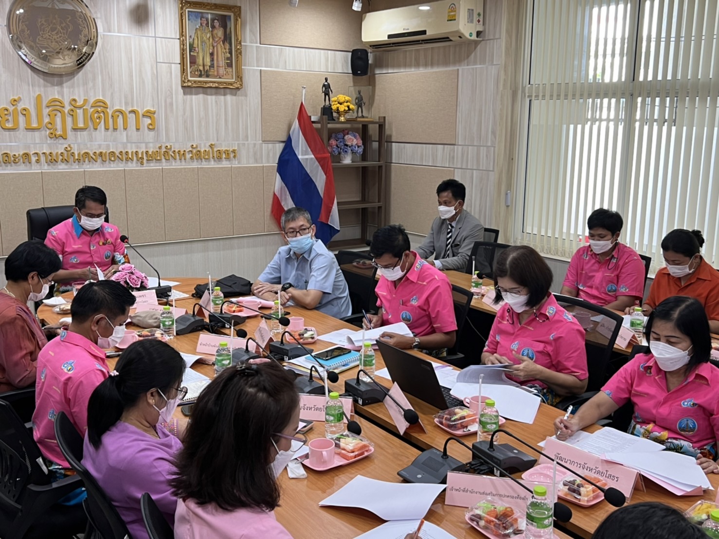 พช.ยโสธร ร่วมประชุมคณะกรรมการส่งเสริมการพัฒนาเด็กปฐมวัยจังหวัดยโสธร ครั้งที่ 2 /2565