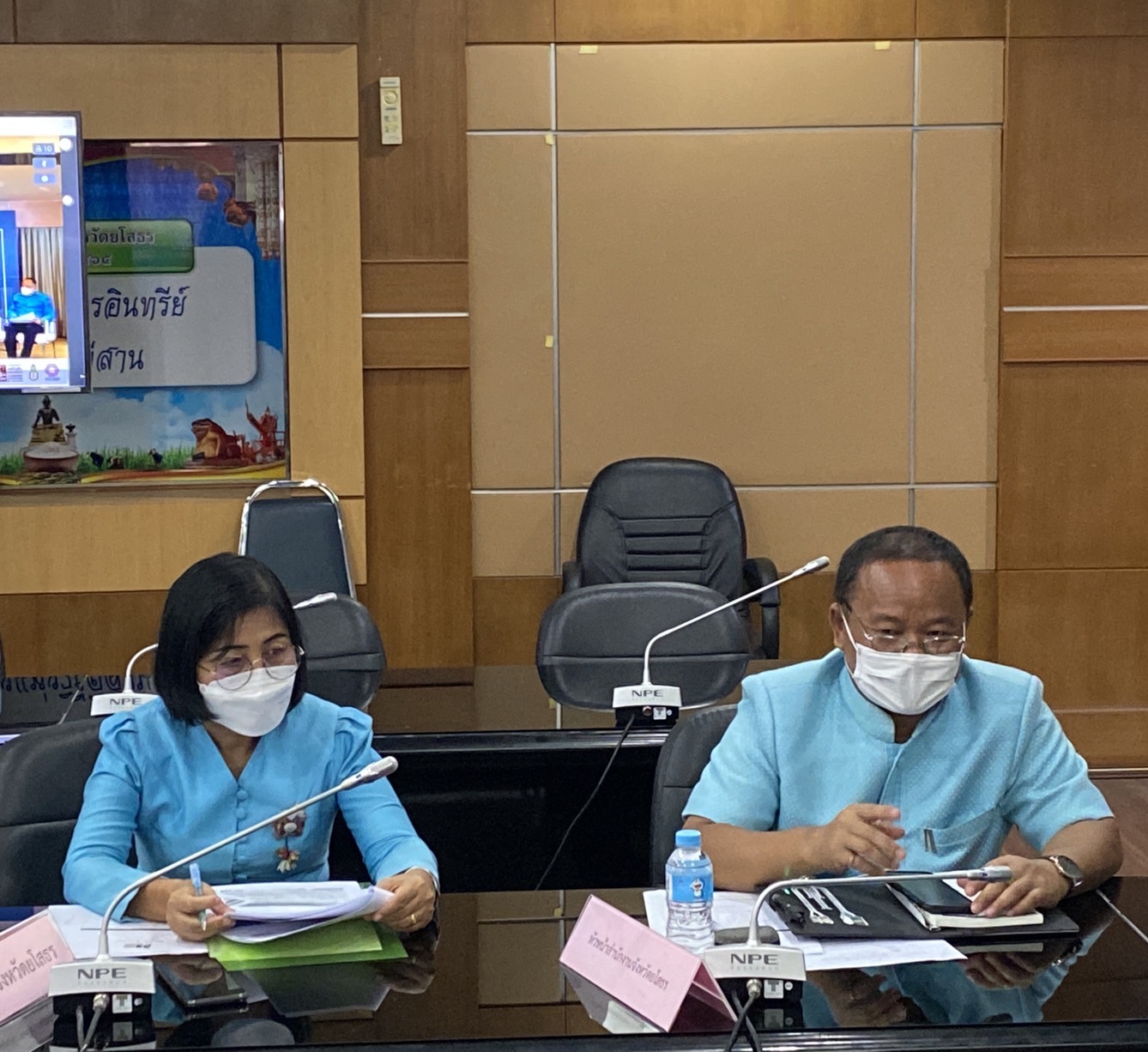 พช.ยโสธร   ร่วมประชุมการประชุมขับเคลื่อนและติดตามนโยบายของรัฐบาลและภารกิจสำคัญของกระทรวงมหาดไทยประจำปีงบประมาณ พ.ศ. 2565 (เดือนสิงหาคม 2565)ผ่านระบบวีดิทัศน์ทางไกล(VCS)