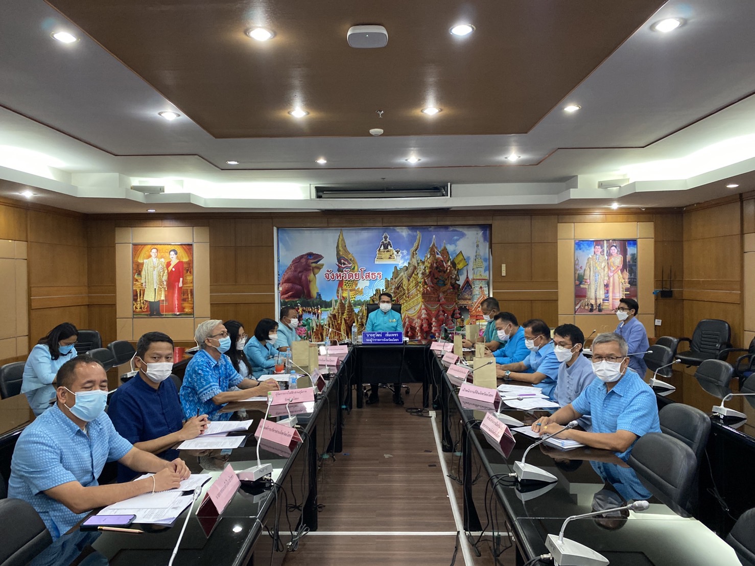 พช.ยโสธร   ร่วมประชุมการประชุมขับเคลื่อนและติดตามนโยบายของรัฐบาลและภารกิจสำคัญของกระทรวงมหาดไทยประจำปีงบประมาณ พ.ศ. 2565 (เดือนสิงหาคม 2565)ผ่านระบบวีดิทัศน์ทางไกล(VCS)