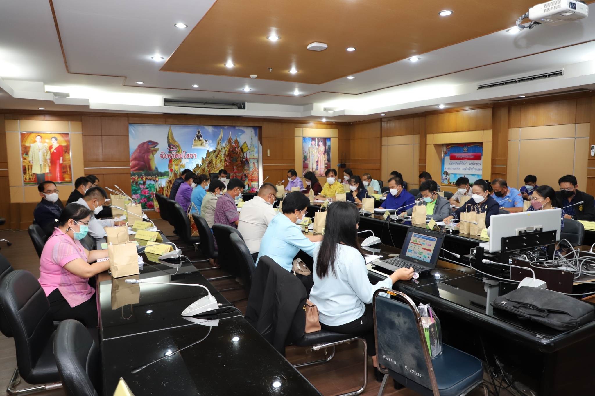 พช.ยโสธร   ร่วมประชุมคณะอนุกรรมการพัฒนาแรงงานและประสานงานการฝึกอาชีพจังหวัด (กพร.ปจ.)