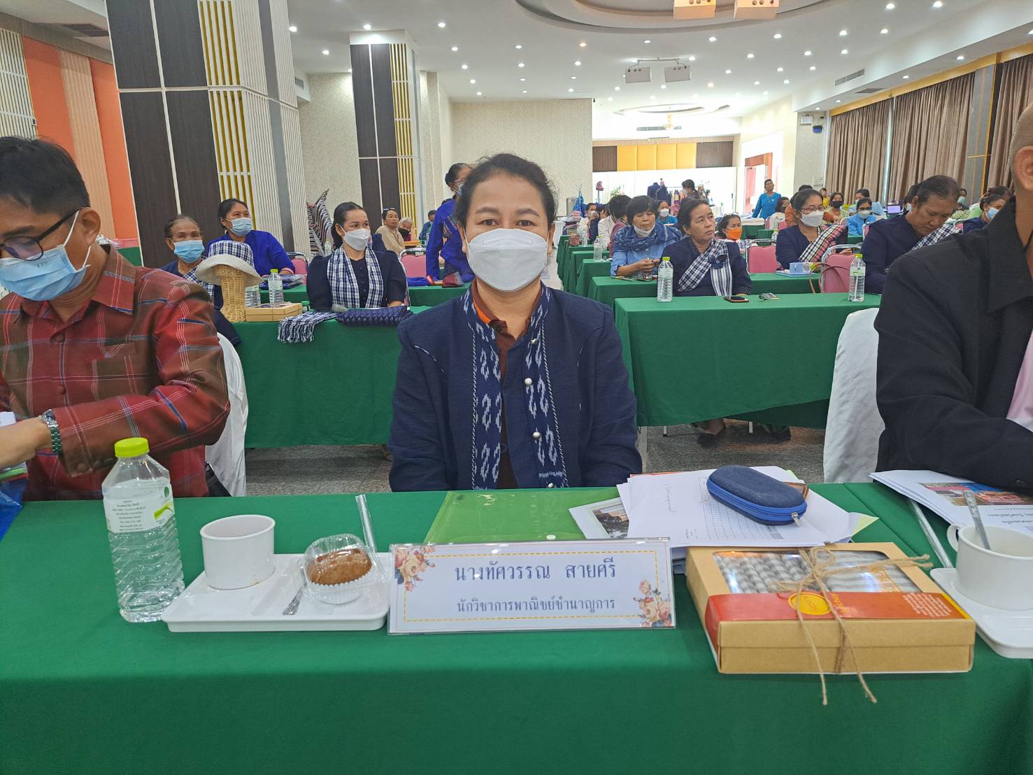 พช.ยโสธร คัดเลือก กลุ่มผู้ผลิต ผู้ประกอบการ OTOP ที่มีศักยภาพและมีความพร้อมที่จะพัฒนาเป็นศูนย์เรียนรู้ด้านภูมิปัญญาผ้าทอพื้นถิ่น ตามโครงการส่งเสริมผลิตภัณฑ์ด้านการท่องเที่ยว กิจกรรมหลัก พัฒนายกระดับคุณภาพผ้าทอ