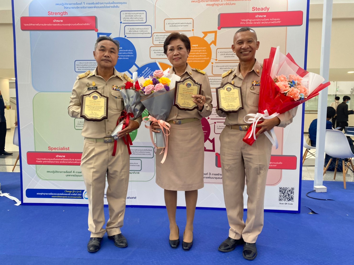 พช.ยโสธร  ร่วมงานวันพัฒนาชุมชน 2565 ครั้งที่ 11 วาระครบรอบ 60 ปี กรมการพัฒนาชุมชน