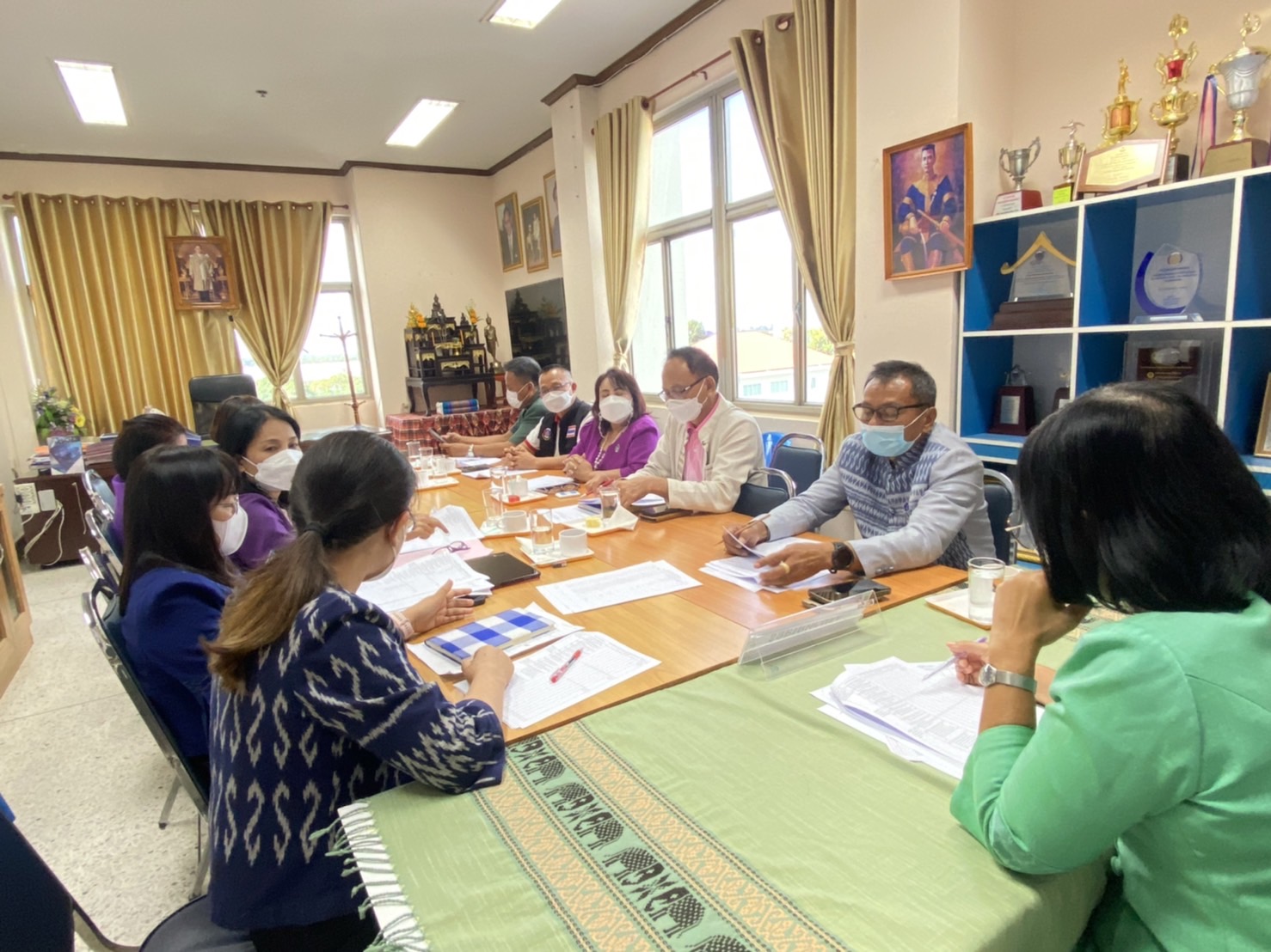 ?พช.ยโสธร ประชุมผู้อำนวยการ กลุ่มงาน พัฒนาการอำเภอ และเจ้าหน้าที่พัฒนาชุมชน ครั้งที่ 1/2565