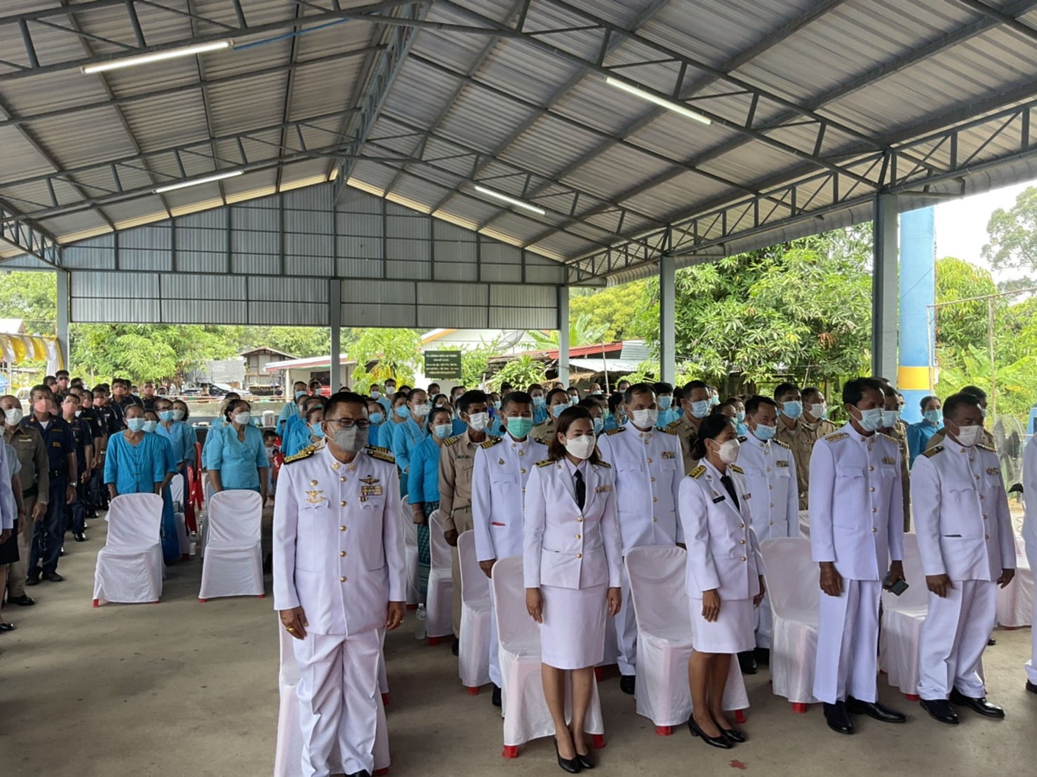 รวมใจรักพลังสามัคคี…️ชาวบ้านหนองนางตุ้ม จัดพิธีอัญเชิญเงินพระราชทานขวัญถุงกองทุนแม่ของแผ่นดิน ประจำปี 2564