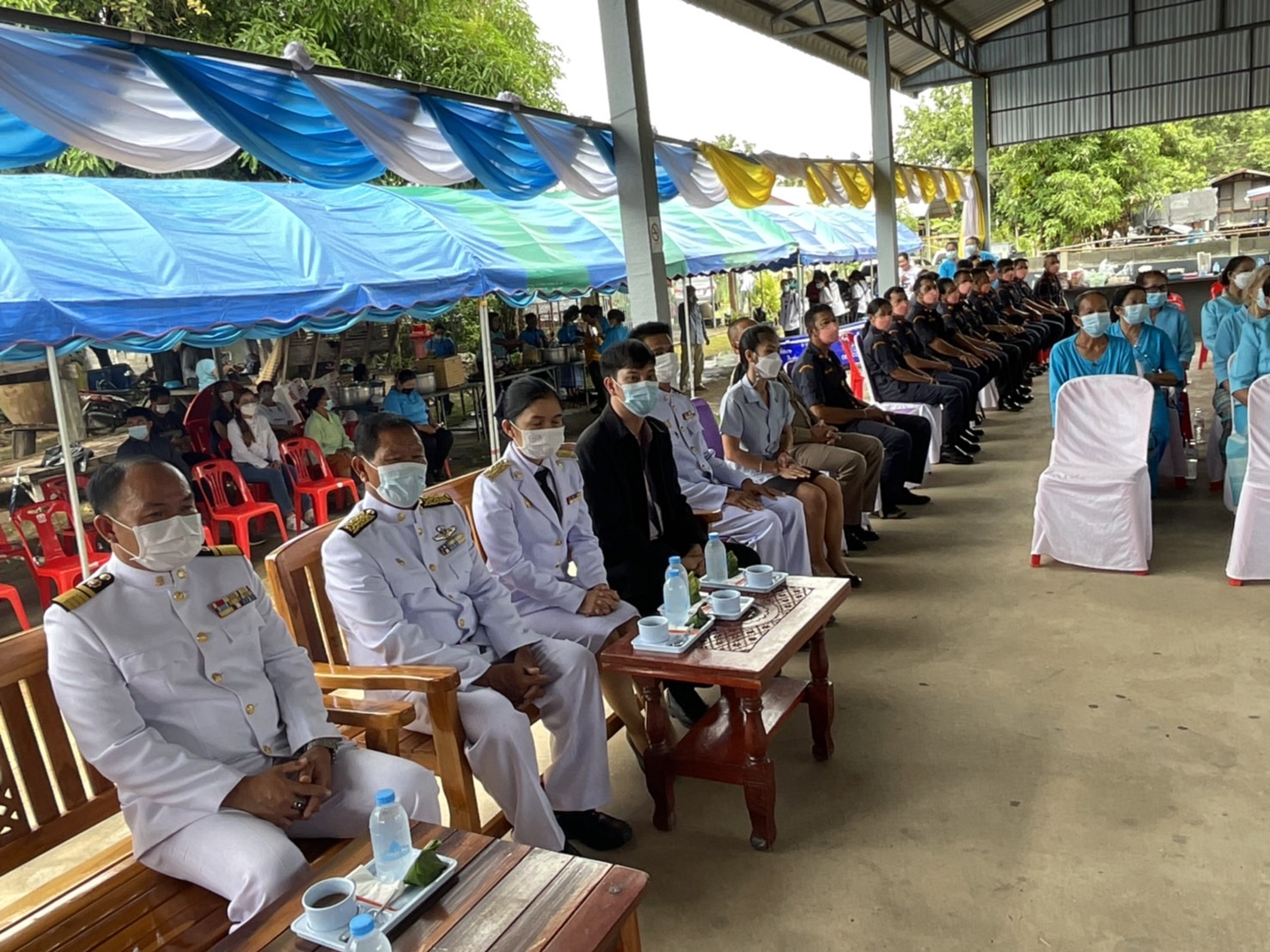 รวมใจรักพลังสามัคคี…️ชาวบ้านหนองนางตุ้ม จัดพิธีอัญเชิญเงินพระราชทานขวัญถุงกองทุนแม่ของแผ่นดิน ประจำปี 2564