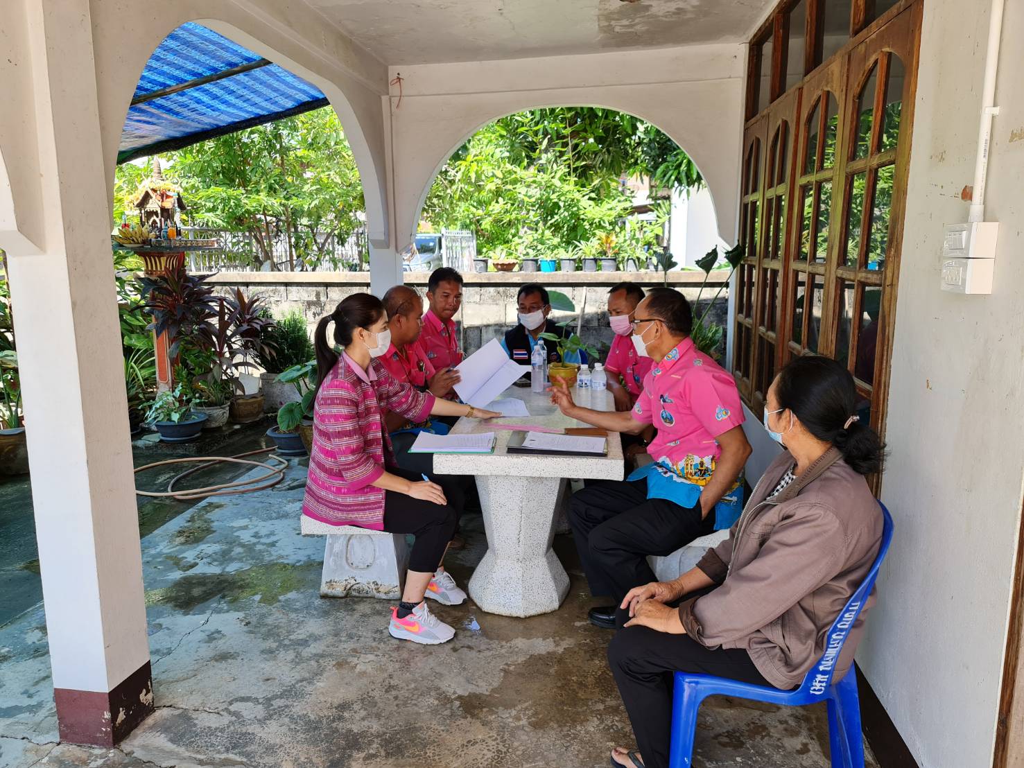 ??พช.ยโสธร ติดตามการสร้างบ้านครัวเรือนตามโครงการบ้านห่วงใยจากใจ GLO ประจำปี 2565