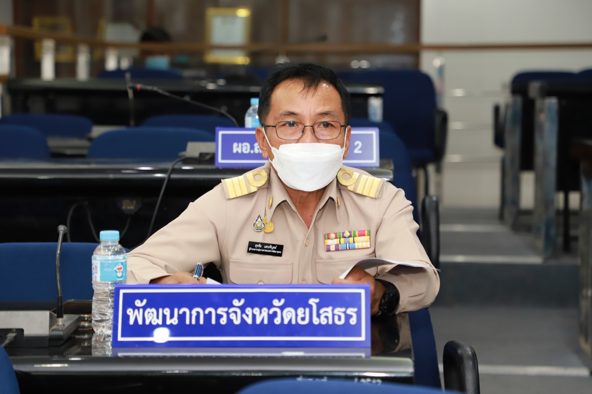 พช.ยโสธร ร่วมประชุมคณะกรรมการรักษาความมั่นคงและความเรียบร้อยจังหวัดยโสธร ประจำเดือน ตุลาคม 2565