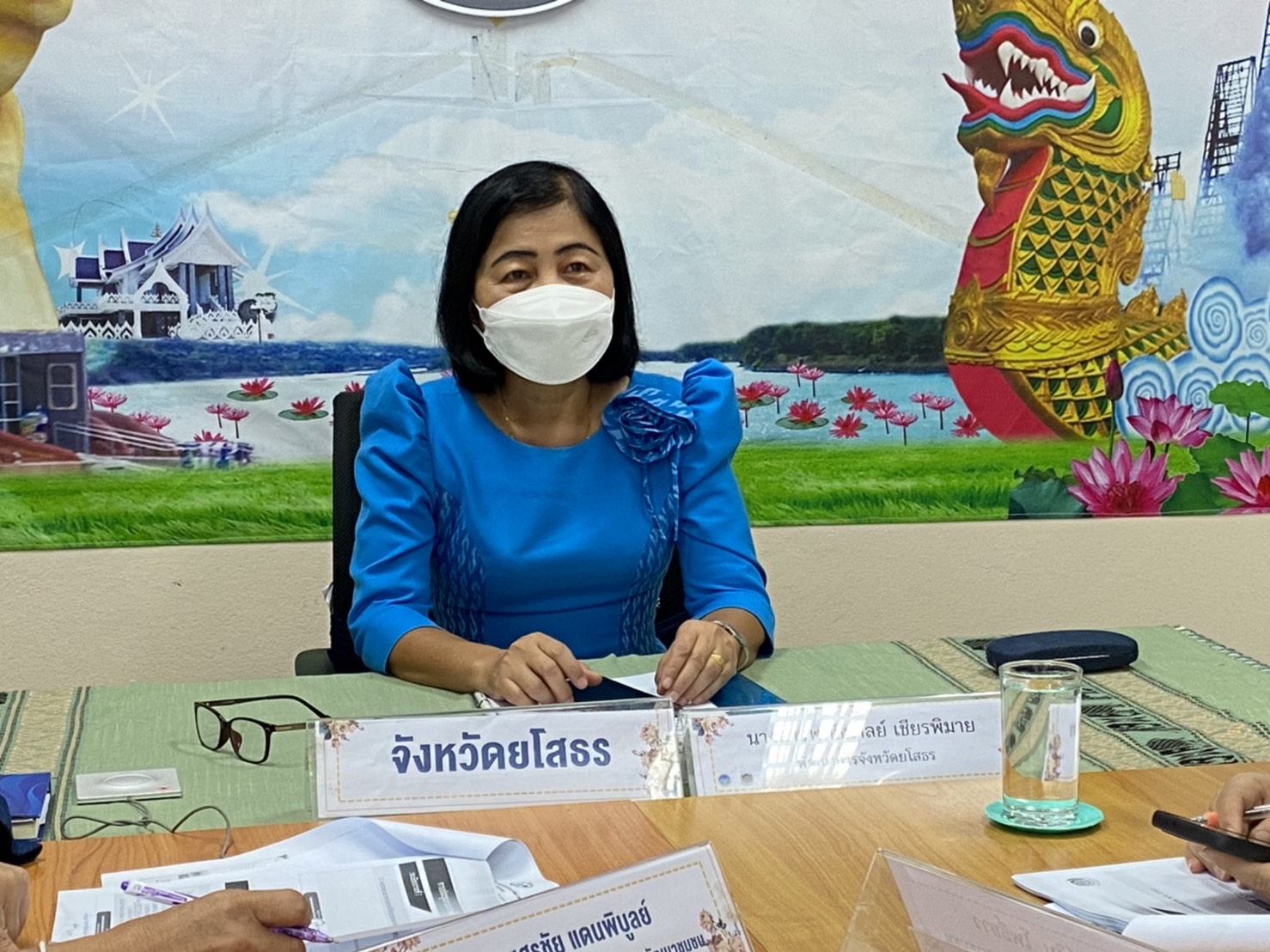 ?? พช.ยโสธร ร่วมประชุมกรมการพัฒนาชุมชน ประจำเดือนกันยายน 2565 ผ่านระบบการประชุมทางไกล (Video Conference) ขับเคลื่อนงานภารกิจสำคัญของกรมการพัฒนาชุมชน