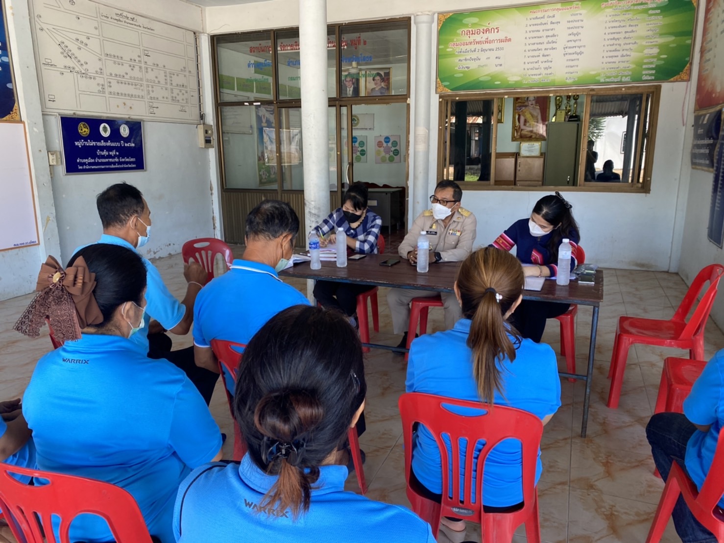 (น้ำเงิน) กรมการพัฒนาชุมชนลงพื้นที่ถอดบทเรียนผู้นำพัฒนาชุมชนต้นแบบด้านกองทุนแม่ของแผ่นดิน ในวาระครบรอบ 60 ปี กรมการพัฒนาชุมชน