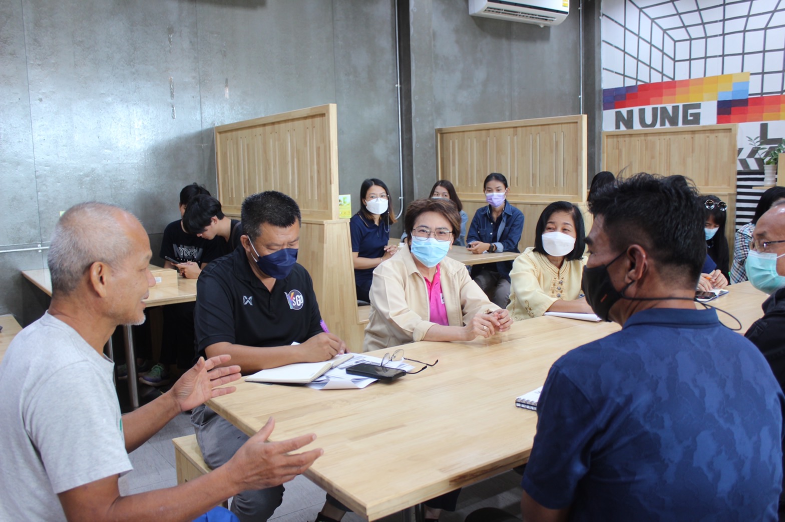 ?ยโสธร ประชุมสภากาแฟ ระดมความคิด พัฒนากิจกรรมเครือข่าย โคก หนอง นา สู่ วิสาหกิจเพื่อสังคม จังหวัดยโสธร