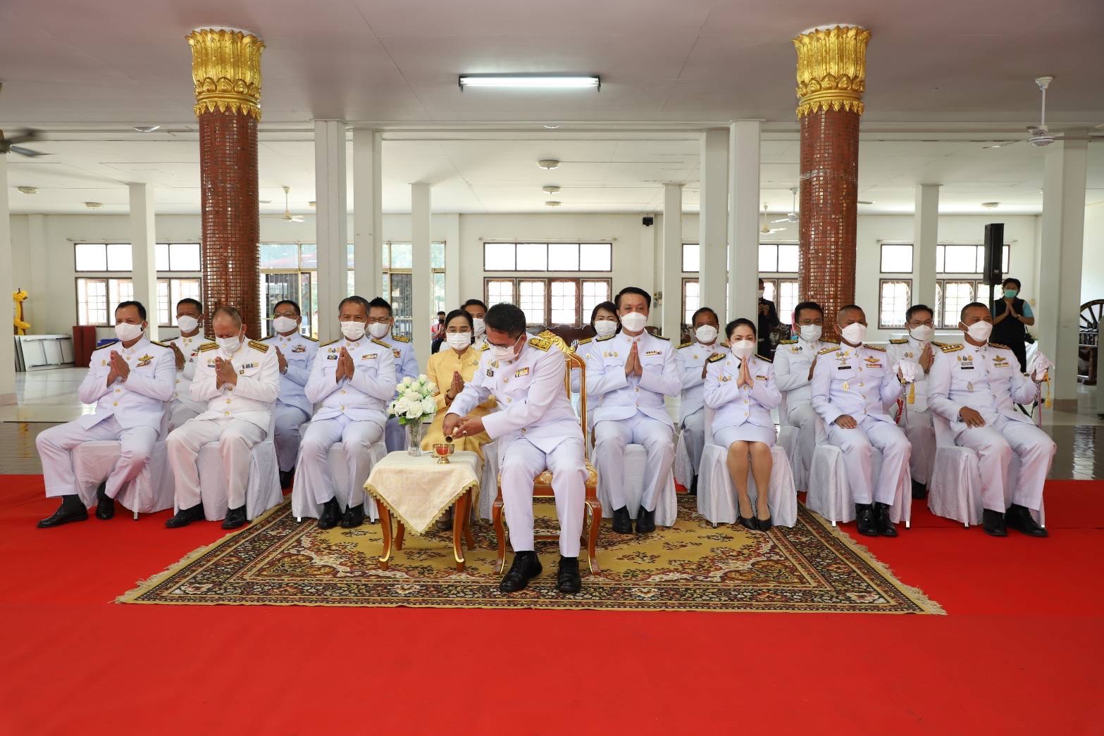 พช.ยโสธร ร่วมพิธีถวายพระราชกุศล พระบาทสมเด็จพระบรมชนกาธิเบศร มหาภูมิพลอดุลยเดชมหาราช บรมนาถบพิตร เนื่องในวันคล้ายวันสวรรคต 13 ตุลาคม 2565