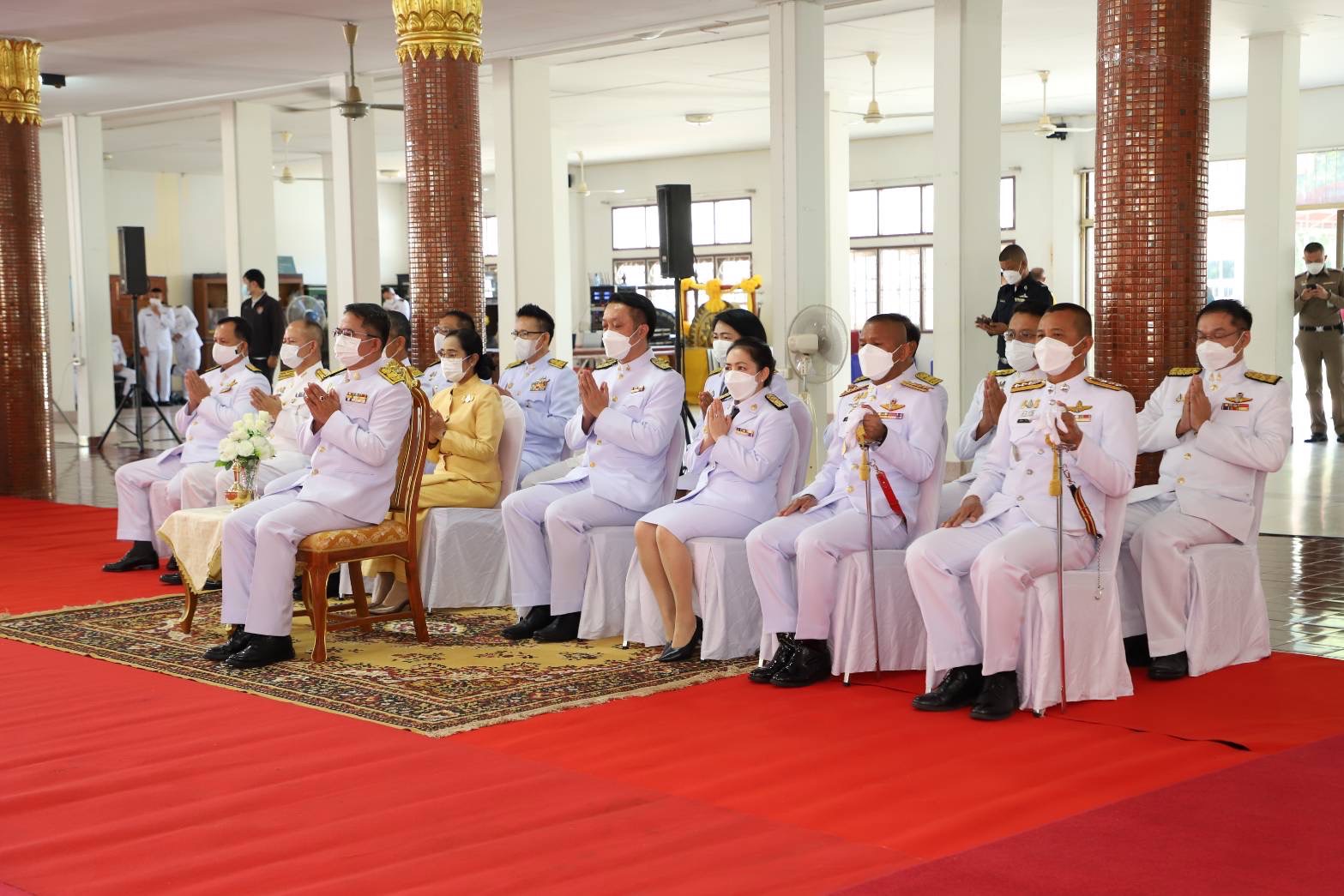 พช.ยโสธร ร่วมพิธีถวายพระราชกุศล พระบาทสมเด็จพระบรมชนกาธิเบศร มหาภูมิพลอดุลยเดชมหาราช บรมนาถบพิตร เนื่องในวันคล้ายวันสวรรคต 13 ตุลาคม 2565