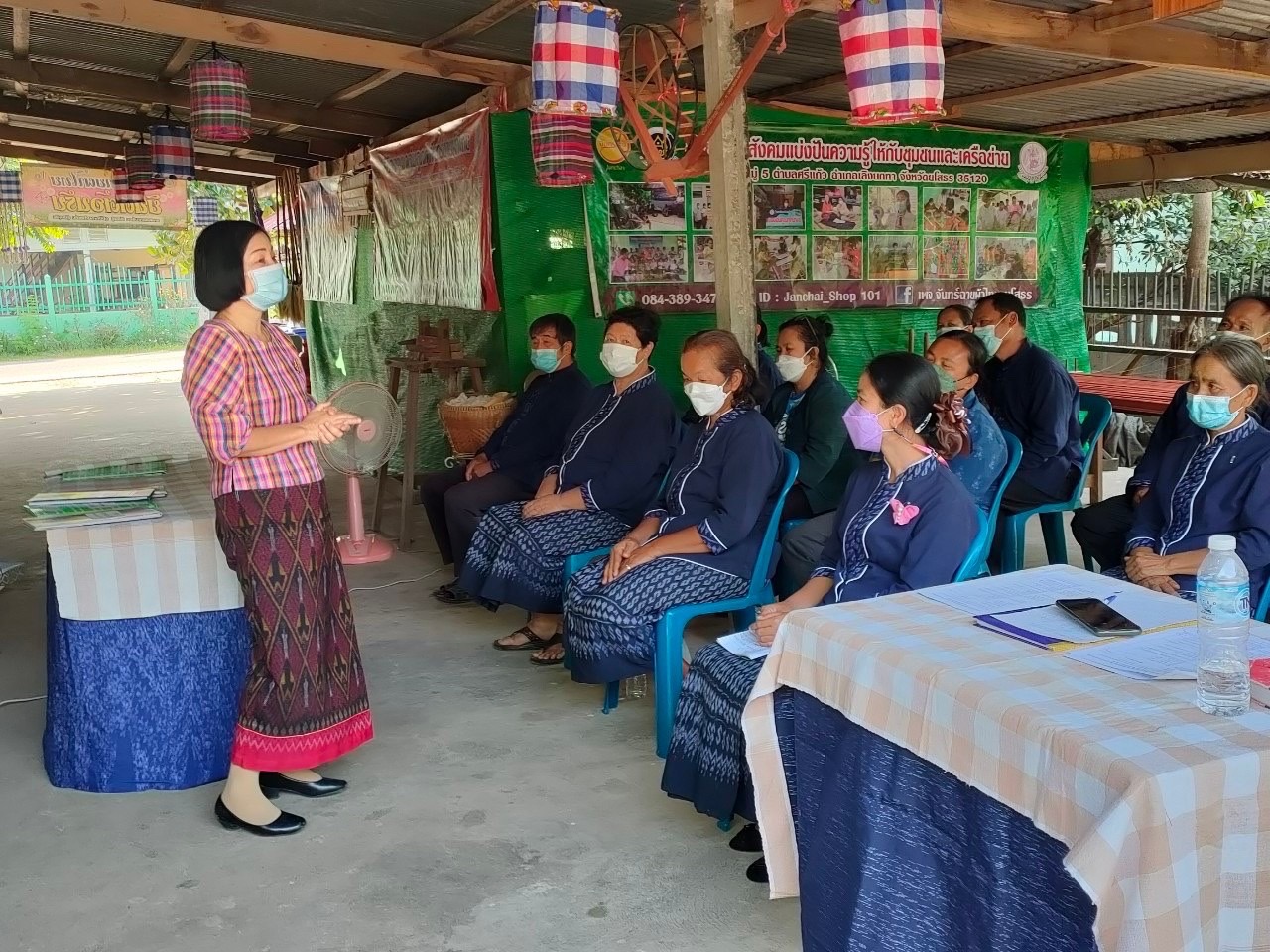 ?พช.ยโสธร ลงพื้นที่คัดเลือกกลุ่มผู้ผลิต ผู้ประกอบการ OTOP ตามโครงการ ส่งเสริมผลิตภัณฑ์ด้านการท่องเที่ยว กิจกรรมหลัก พัฒนายกระดับคุณภาพผ้าทอ
