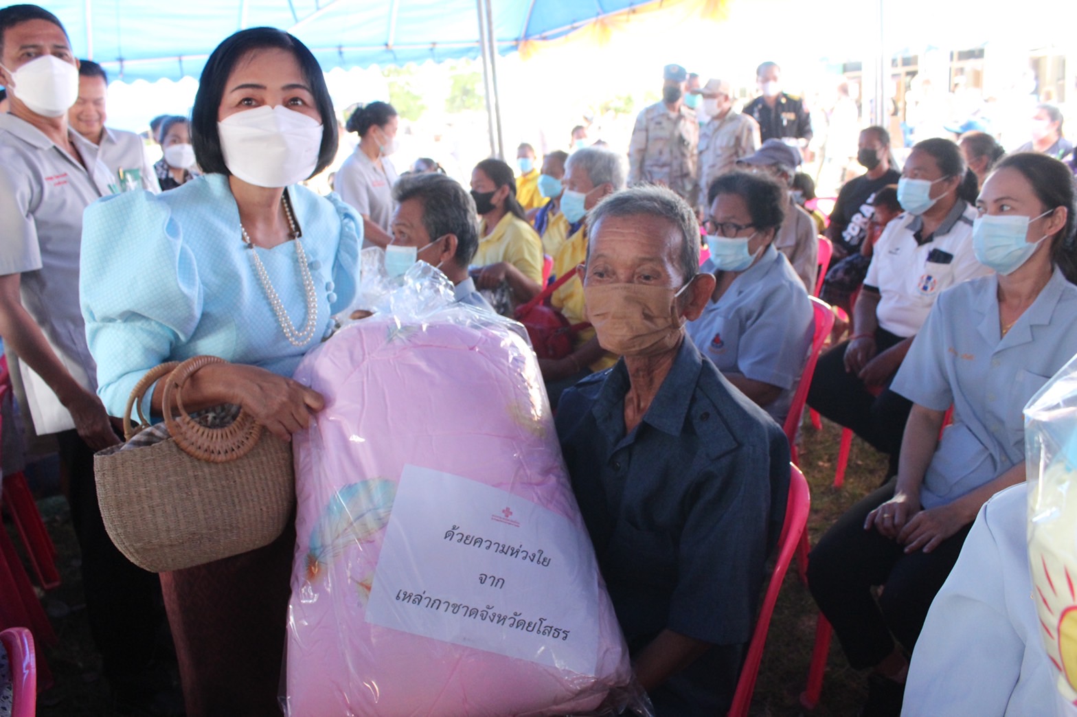 ?พช.ยโสธร ร่วมกิจกรรมหน่วยแพทย์อาสา สมเด็จพระศรีนครินทราบรมราชชนนี (พอ.สว.)ร่วมกับโครงการจังหวัดเคลื่อนที่ “เพิ่มรอยยิ้ม เติมความสุข ให้คนยโสธร”