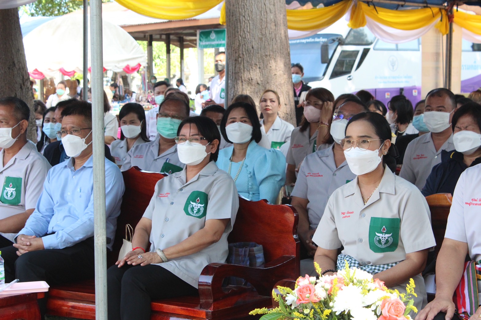 ?พช.ยโสธร ร่วมกิจกรรมหน่วยแพทย์อาสา สมเด็จพระศรีนครินทราบรมราชชนนี (พอ.สว.)ร่วมกับโครงการจังหวัดเคลื่อนที่ “เพิ่มรอยยิ้ม เติมความสุข ให้คนยโสธร”