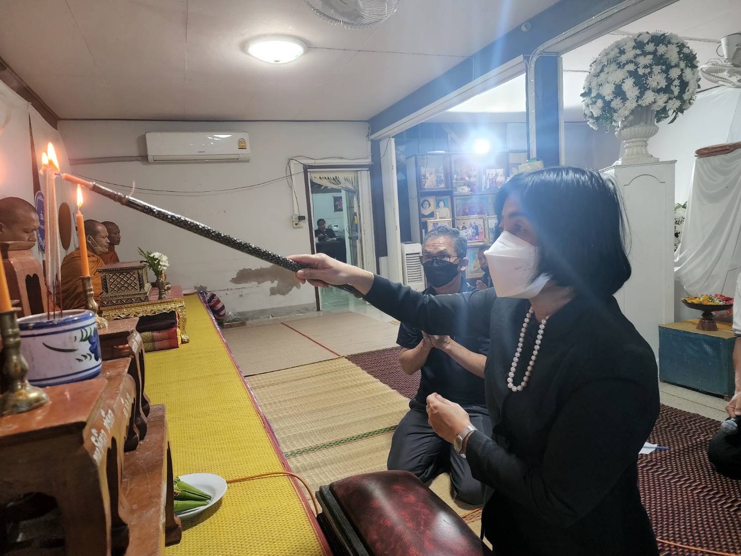 พช.ยโสธร ร่วมบำเพ็ญกุศลศพ คุณพ่อประภากร พรหมภา