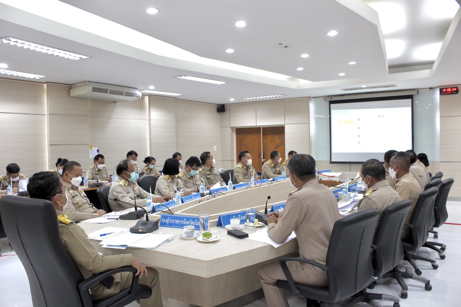 ?พช.ยโสธร ร่วมประชุมหัวหน้าส่วนราชการ หัวหน้าหน่วยงานรัฐวิสาหกิจ สังกัดกระทรวงมหาดไทยและนายอำเภอ ครั้งที่ 10/2565 ประจำเดือน ตุลาคม  ?วันที่ 27 ตุลาคม 2565