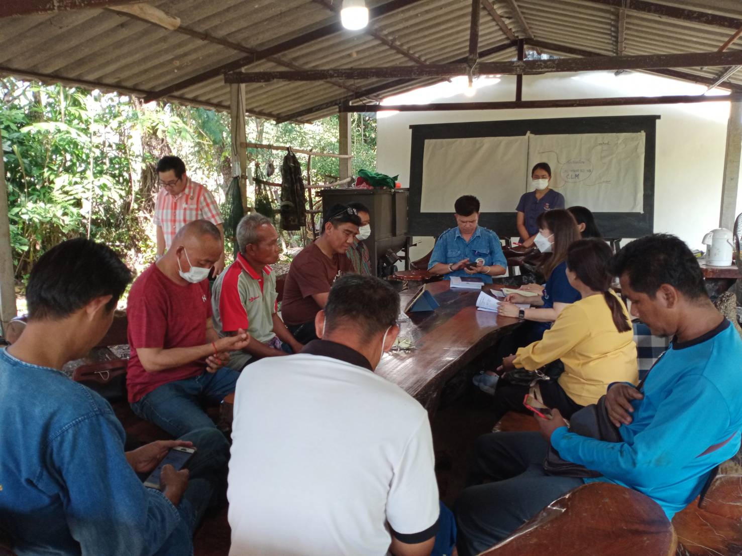 ?พช.ยโสธร ประชุมเชิงปฏิบัติการวางแผนพัฒนาศูนย์เรียนรู้ชุมชนต้นแบบ CLM “ โคก หนอง นา พช.”