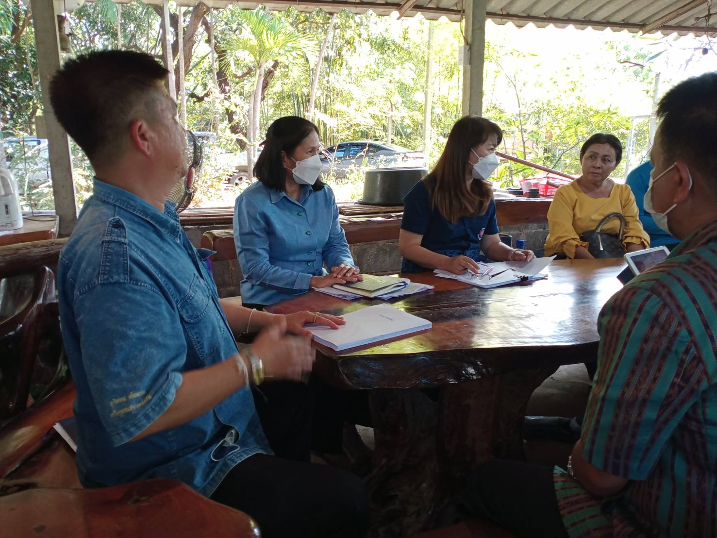 ?พช.ยโสธร ประชุมเชิงปฏิบัติการวางแผนพัฒนาศูนย์เรียนรู้ชุมชนต้นแบบ CLM “ โคก หนอง นา พช.”