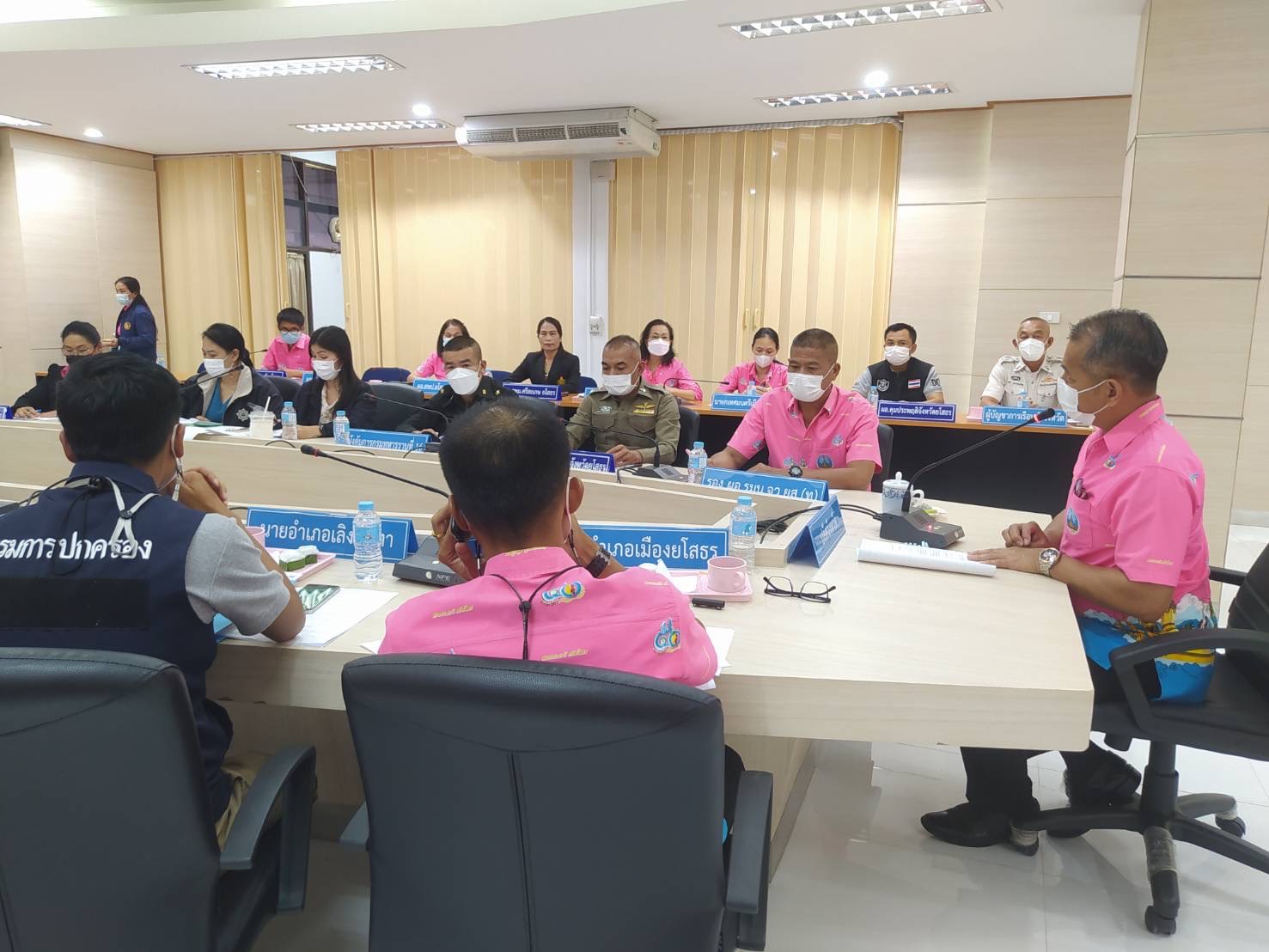 ?พช.ยโสธร ร่วมประชุมคณะทำงานโต๊ะข่าวเพื่อเฝ้าระวังยาเสพติดระดับพื้นที่จังหวัดยโสธร ครั้งที่ 11/2565