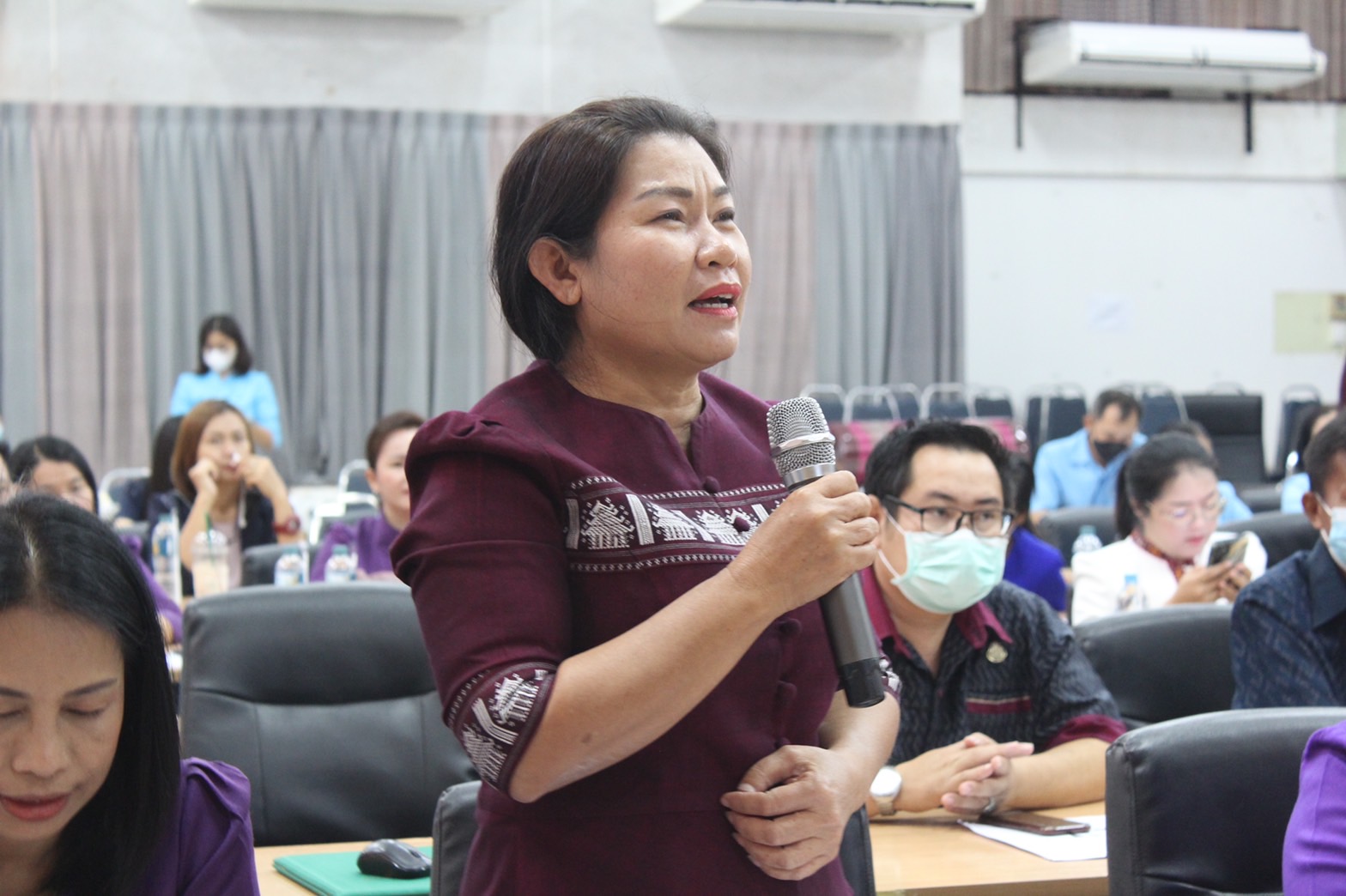 พช.ยโสธร ดำเนินกิจกรรม การประชุมชี้แจงการดำเนินงานพัฒนาชุมชน ประจำปีงบประมาณ พ.ศ.2566