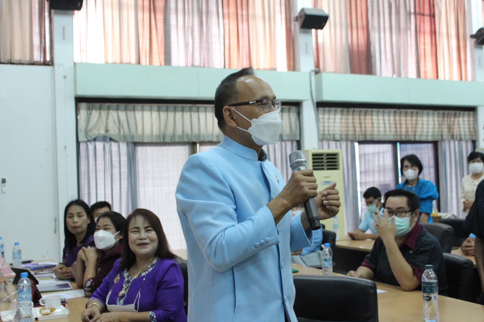 พช.ยโสธร ดำเนินกิจกรรม การประชุมชี้แจงการดำเนินงานพัฒนาชุมชน ประจำปีงบประมาณ พ.ศ.2566