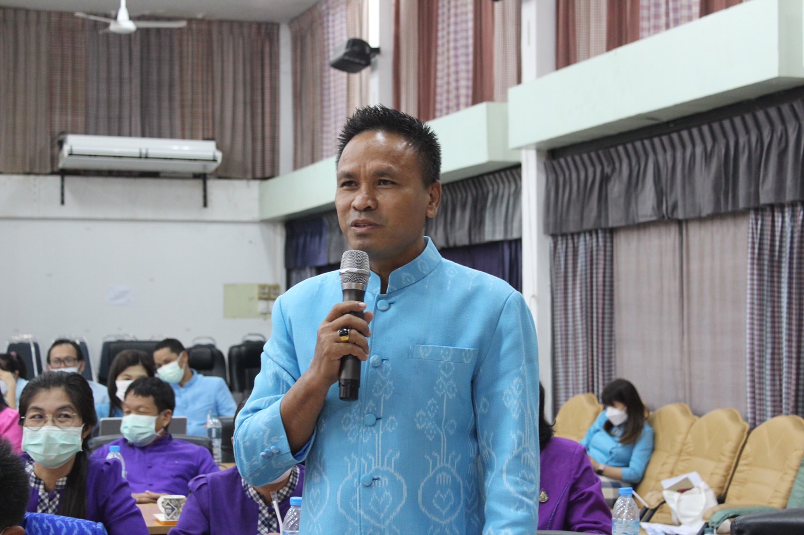 พช.ยโสธร ดำเนินกิจกรรม การประชุมชี้แจงการดำเนินงานพัฒนาชุมชน ประจำปีงบประมาณ พ.ศ.2566