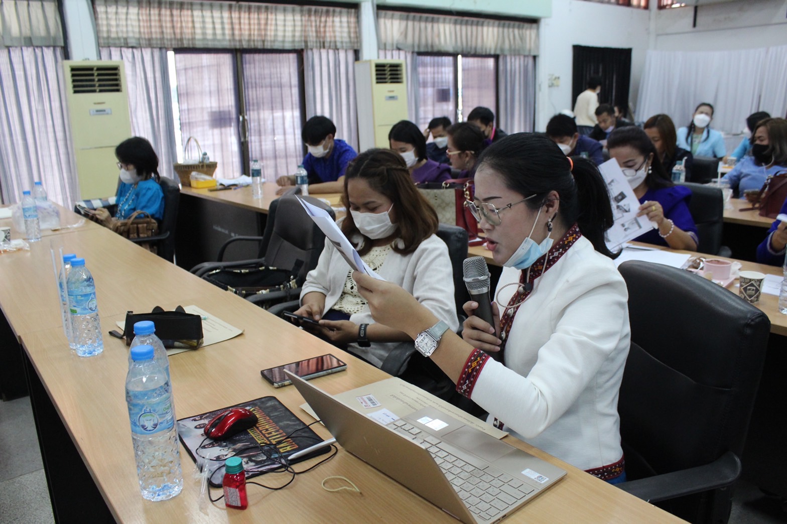 พช.ยโสธร ดำเนินกิจกรรม การประชุมชี้แจงการดำเนินงานพัฒนาชุมชน ประจำปีงบประมาณ พ.ศ.2566