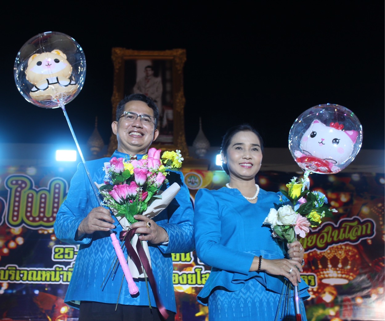 ?พช.ยโสธร ร่วมพิธีเปิดและเดินแบบชุดผ้าไทยลายตูมกาในงานเทศกาล “จุดไฟตูมกา ยโสธร”ประจำปี 2565