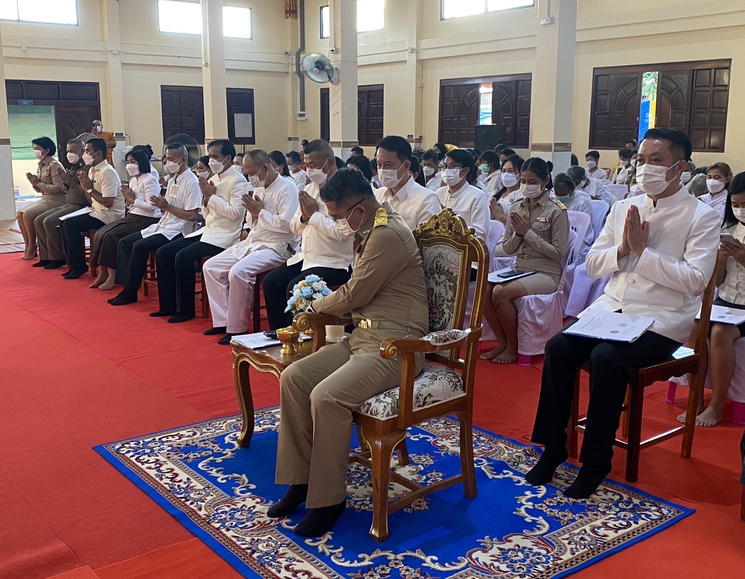 ?พช.ยโสธรร่วมพิธีเจริญพระพุทธมนต์ถวายพระพรชัยมงคลเฉลิมพระเกียรติ ประจำเดือน พฤศจิกายน 2565