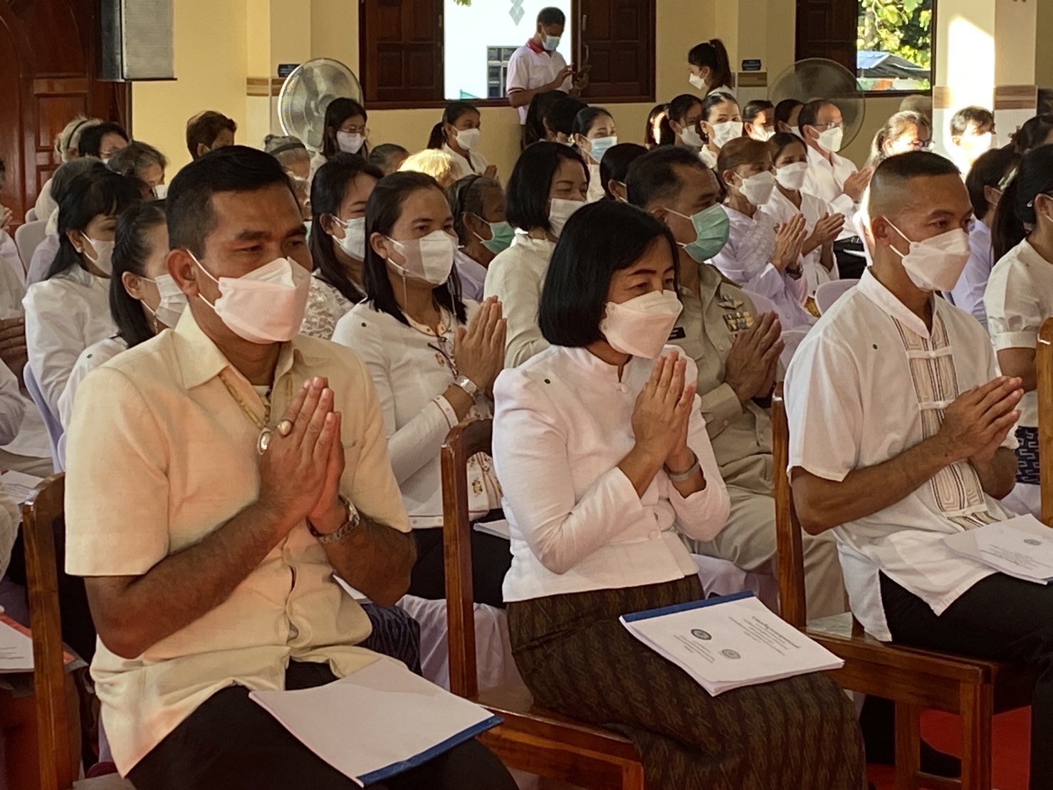 ?พช.ยโสธรร่วมพิธีเจริญพระพุทธมนต์ถวายพระพรชัยมงคลเฉลิมพระเกียรติ ประจำเดือน พฤศจิกายน 2565