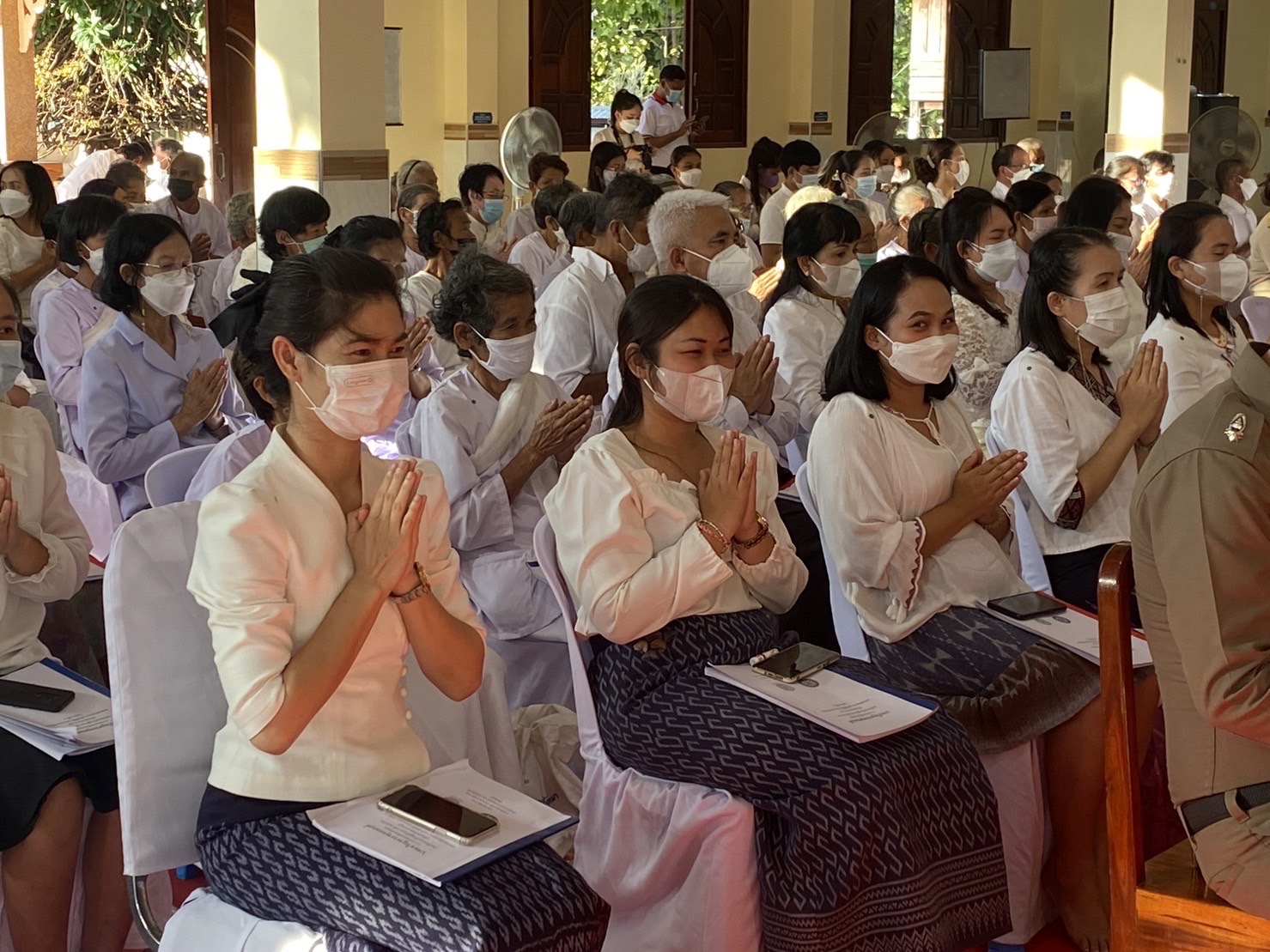 ?พช.ยโสธรร่วมพิธีเจริญพระพุทธมนต์ถวายพระพรชัยมงคลเฉลิมพระเกียรติ ประจำเดือน พฤศจิกายน 2565