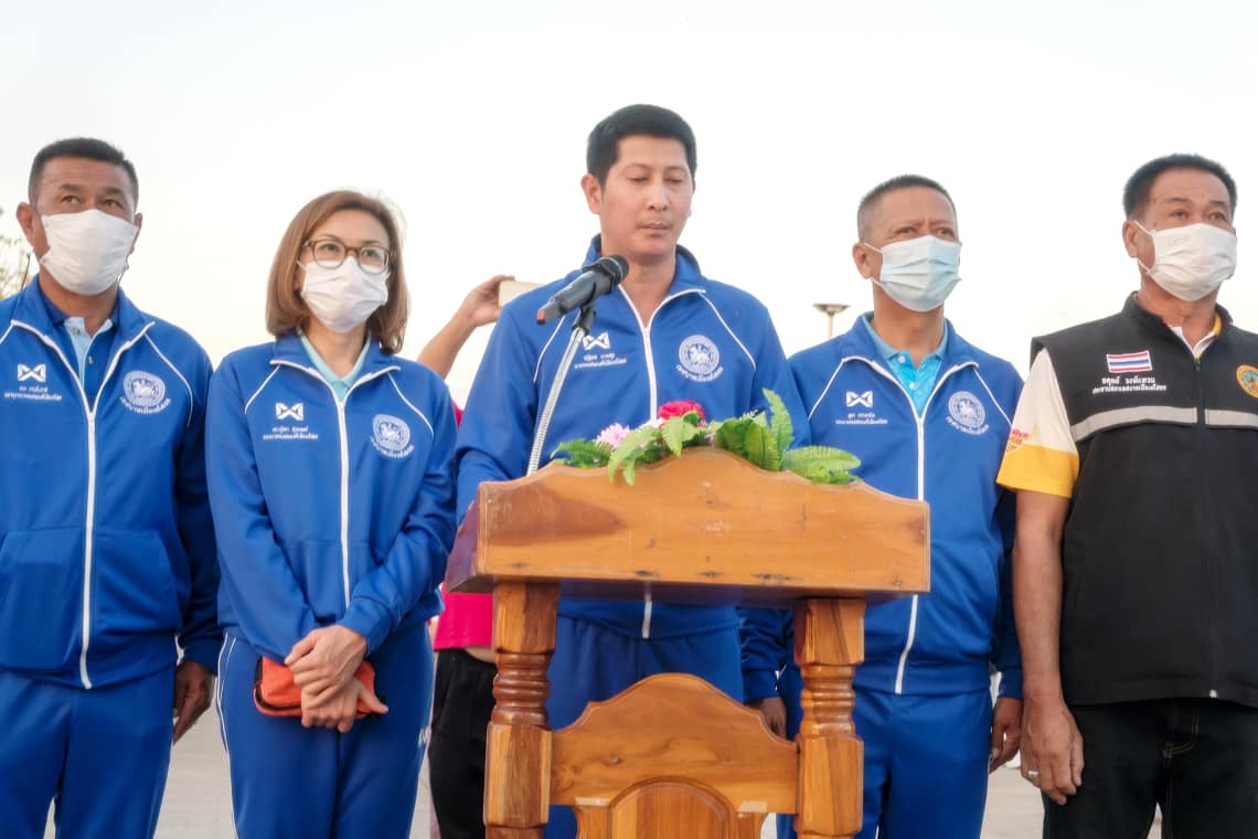 พช.ยโสธร ร่วมพิธีเปิด กิจกรรม “คนยโส Low Fat แดนซ์กระจาย รอบเอวหาย สบายกายา”