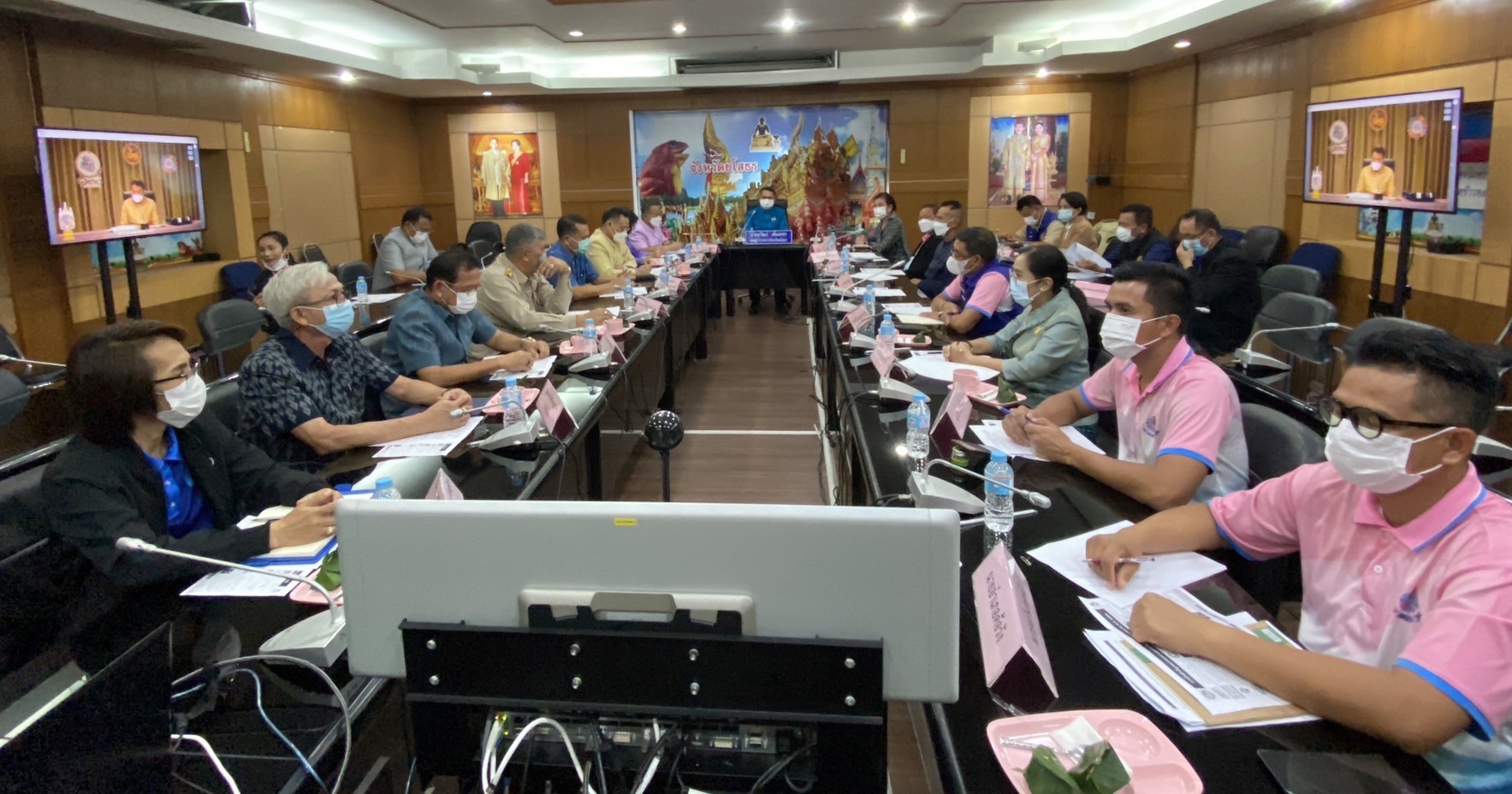 ?พช.ยโสธร ร่วมประชุมขับเคลื่อนและติดตามนโยบายของรัฐบาลและภารกิจสำคัญของ สำนักงานปลัดกระทรวงมหาดไทย ผ่านระบบวีดีทัศน์ทางไกล (VCS) ประจำเดือน พฤศจิกายน