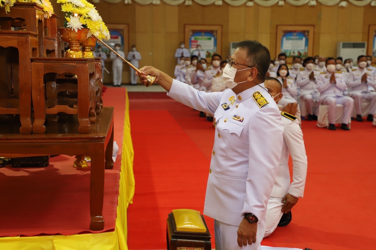 ??พช.ยโสธร ร่วมกิจกรรมเนื่องในวันคล้ายวันพระบรมราชสมภพ พระบาทสมเด็จพระบรมชนกาธิเบศร มหาภูมิพลอดุลยเดชมหาราช บรมนาถบพิตร วันชาติ และวันพ่อแห่งชาติ 5 ธันวาคม 2565