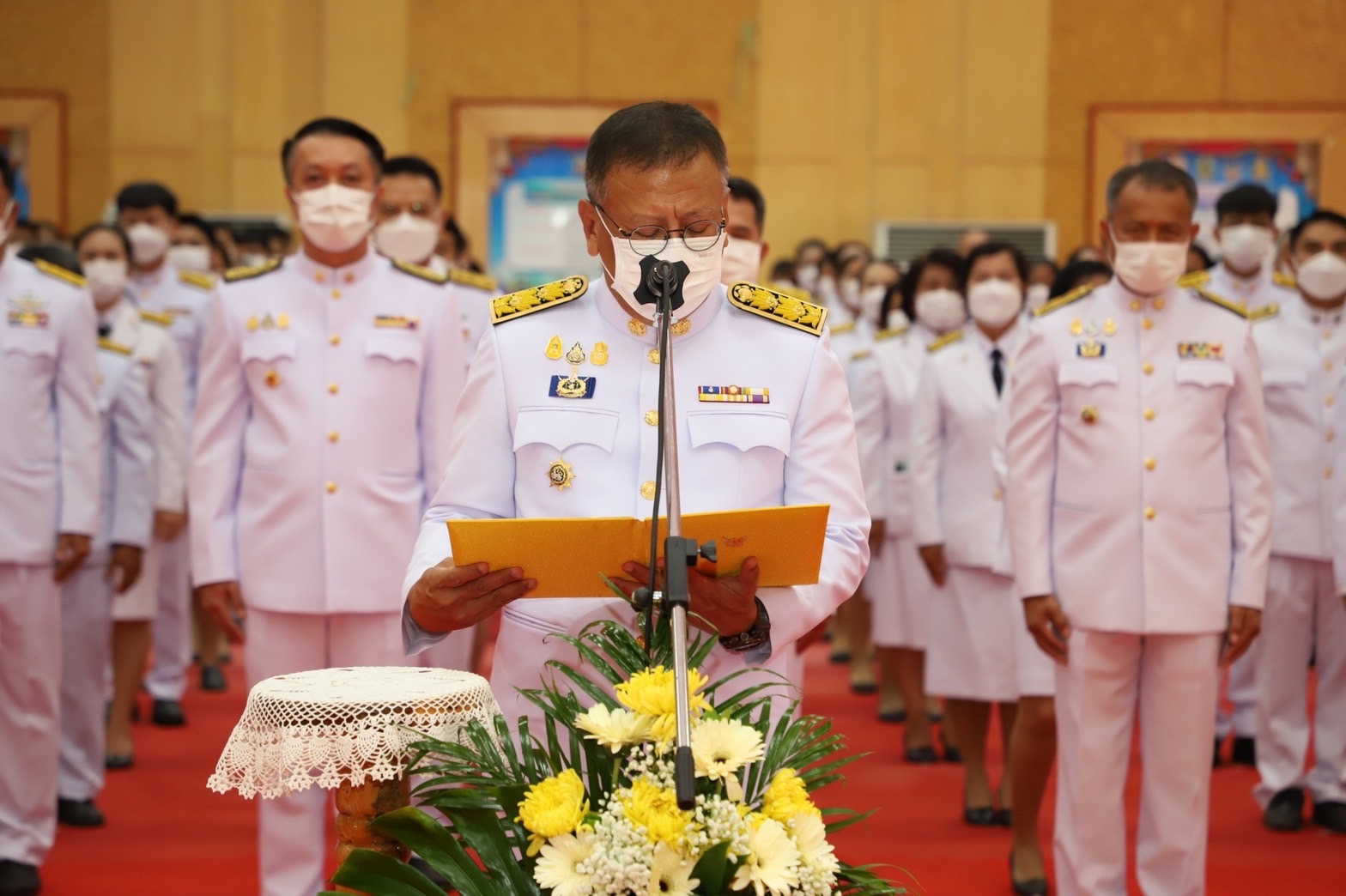 ??พช.ยโสธร ร่วมกิจกรรมเนื่องในวันคล้ายวันพระบรมราชสมภพ พระบาทสมเด็จพระบรมชนกาธิเบศร มหาภูมิพลอดุลยเดชมหาราช บรมนาถบพิตร วันชาติ และวันพ่อแห่งชาติ 5 ธันวาคม 2565