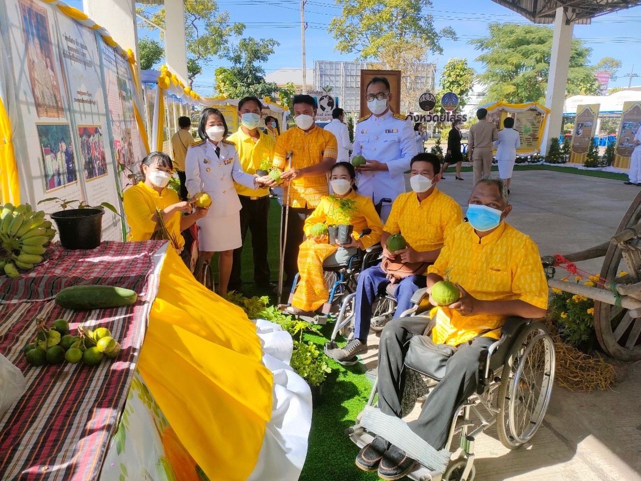 ??พช.ยโสธร ร่วมกิจกรรมเนื่องในวันคล้ายวันพระบรมราชสมภพ พระบาทสมเด็จพระบรมชนกาธิเบศร มหาภูมิพลอดุลยเดชมหาราช บรมนาถบพิตร วันชาติ และวันพ่อแห่งชาติ 5 ธันวาคม 2565