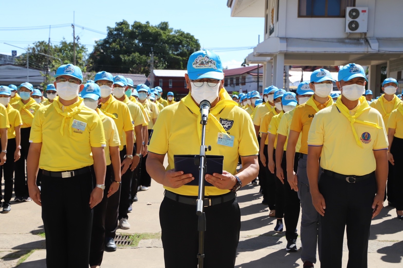 ??พช.ยโสธร ร่วมกิจกรรมเนื่องในวันคล้ายวันพระบรมราชสมภพ พระบาทสมเด็จพระบรมชนกาธิเบศร มหาภูมิพลอดุลยเดชมหาราช บรมนาถบพิตร วันชาติ และวันพ่อแห่งชาติ 5 ธันวาคม 2565